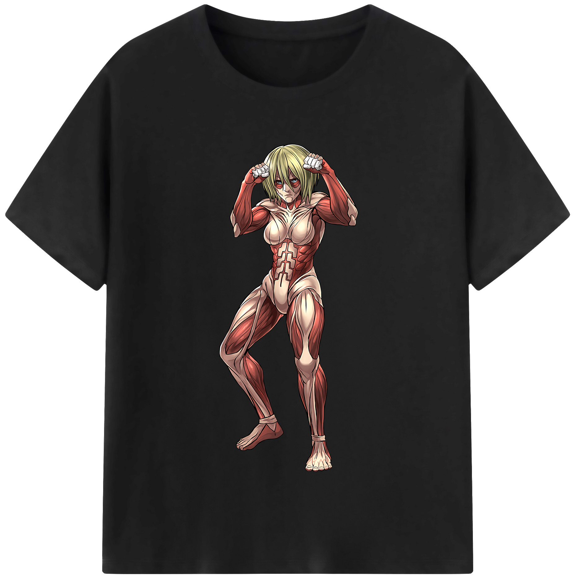 （画像用） 進撃の巨人 Attack on Titan 綿100％半袖Tシャツ（フロントプリント）