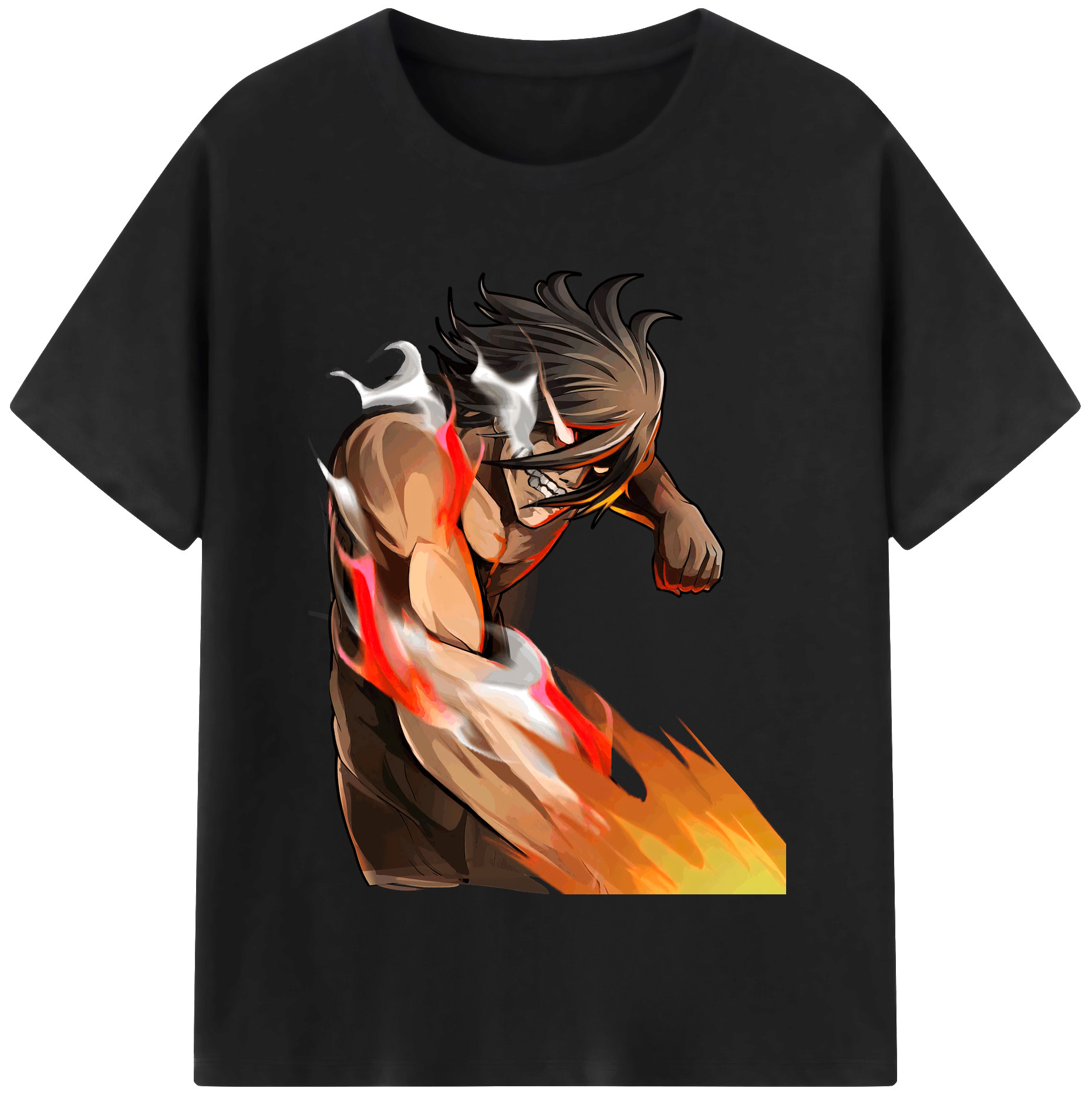（画像用） 進撃の巨人 Attack on Titan 綿100％半袖Tシャツ（フロントプリント）