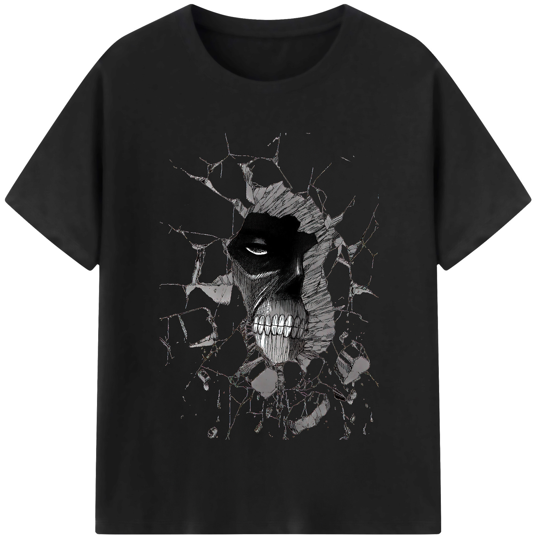 （画像用） 進撃の巨人 Attack on Titan 綿100％半袖Tシャツ（フロントプリント）