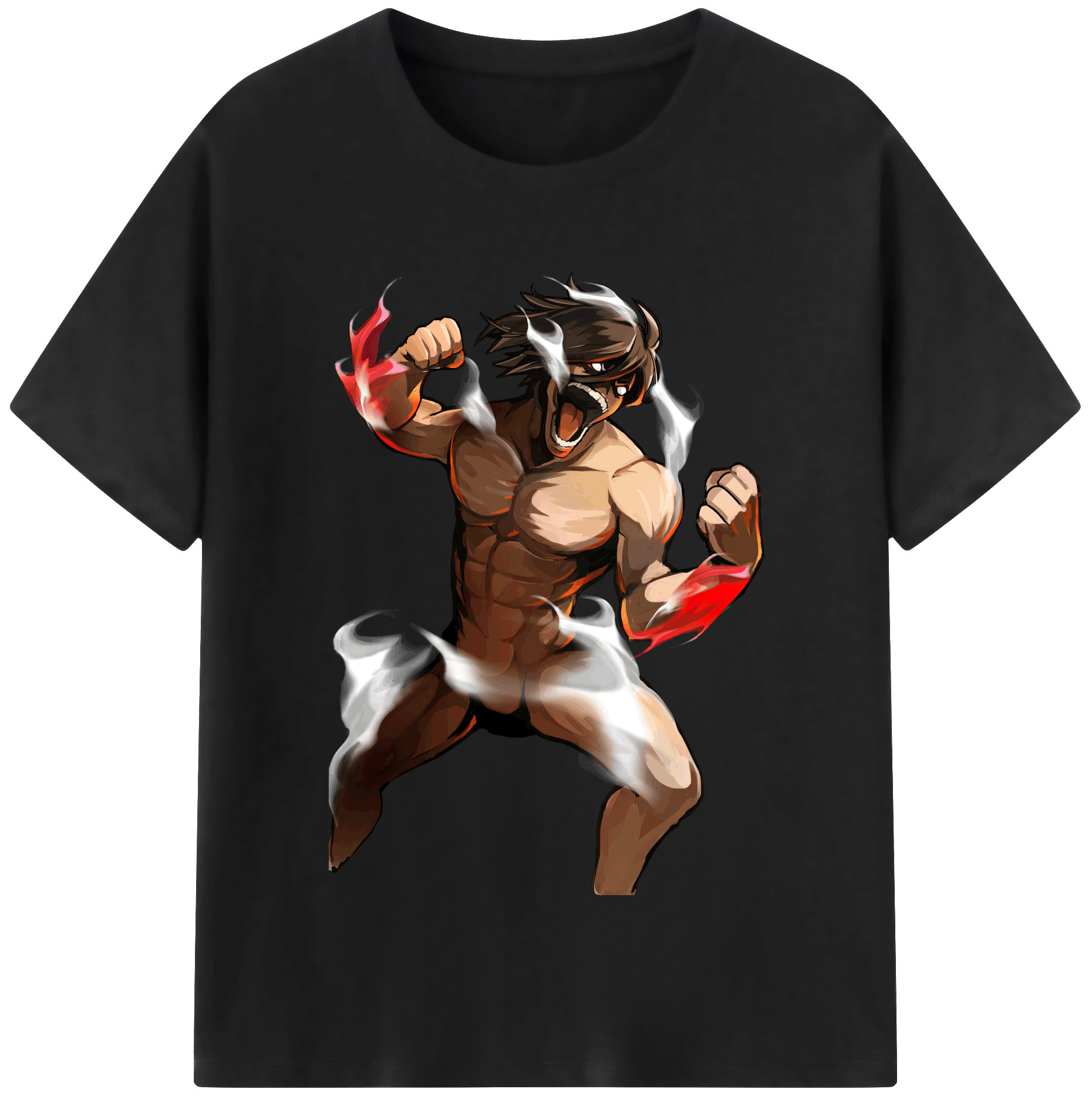 （画像用） 進撃の巨人 Attack on Titan 綿100％半袖Tシャツ（フロントプリント）