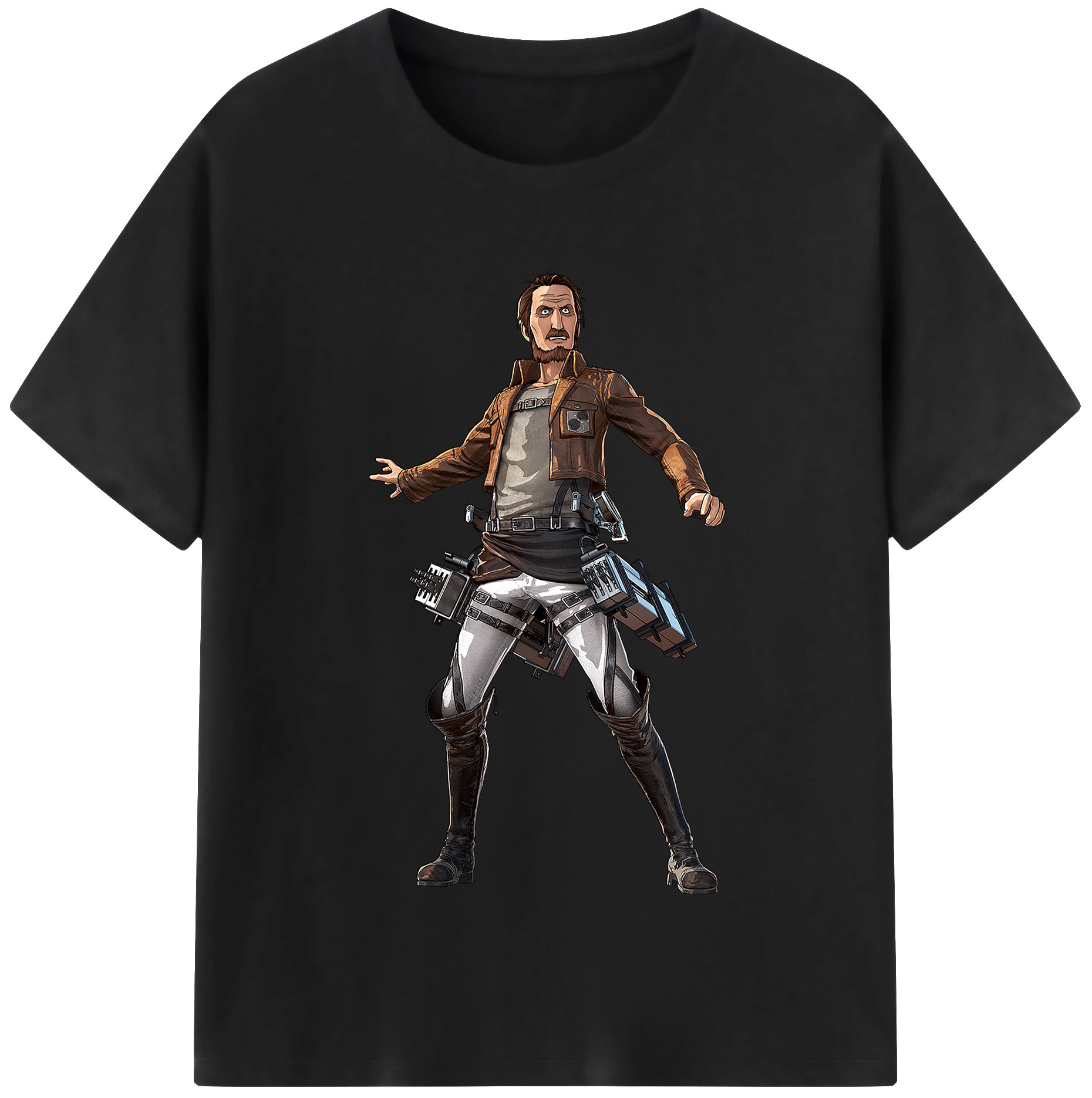 （画像用） 進撃の巨人 Attack on Titan 綿100％半袖Tシャツ（フロントプリント）