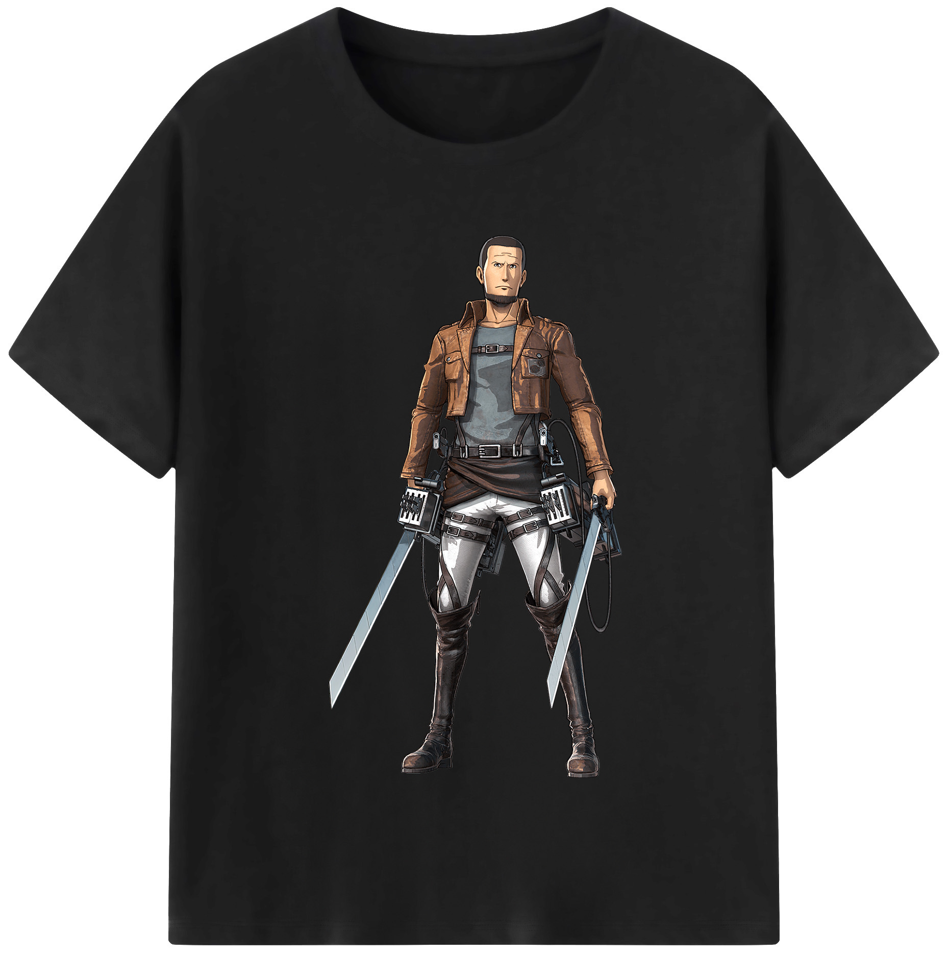 （画像用） 進撃の巨人 Attack on Titan 綿100％半袖Tシャツ（フロントプリント）