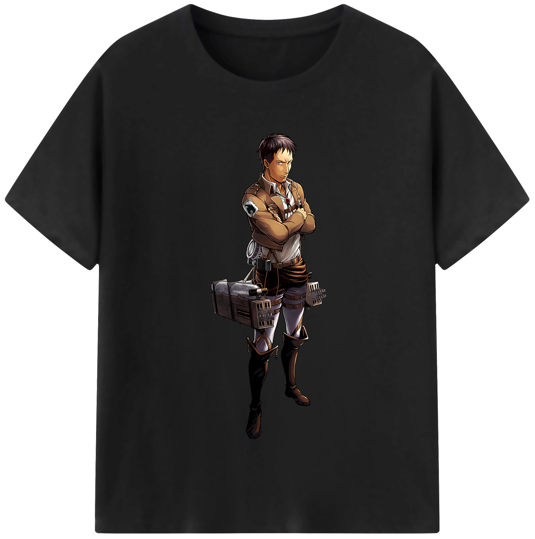 （画像用） 進撃の巨人 Attack on Titan 綿100％半袖Tシャツ（フロントプリント）