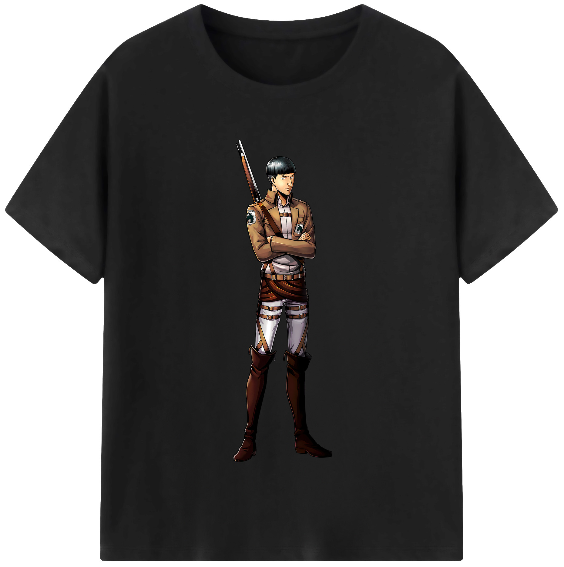 （画像用） 進撃の巨人 Attack on Titan 綿100％半袖Tシャツ（フロントプリント）