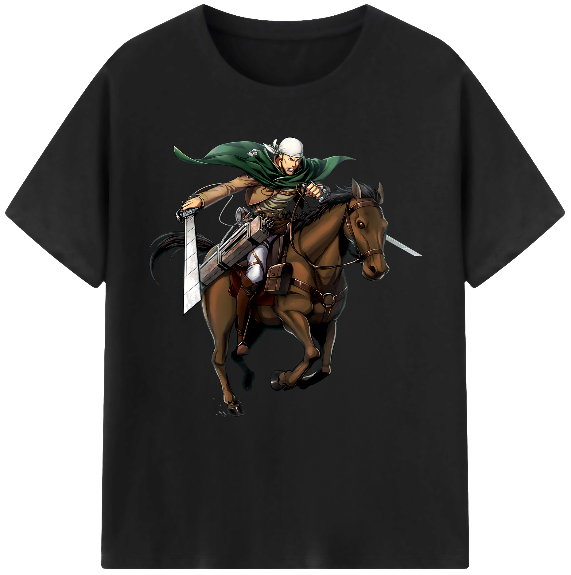 （画像用） 進撃の巨人 Attack on Titan 綿100％半袖Tシャツ（フロントプリント）