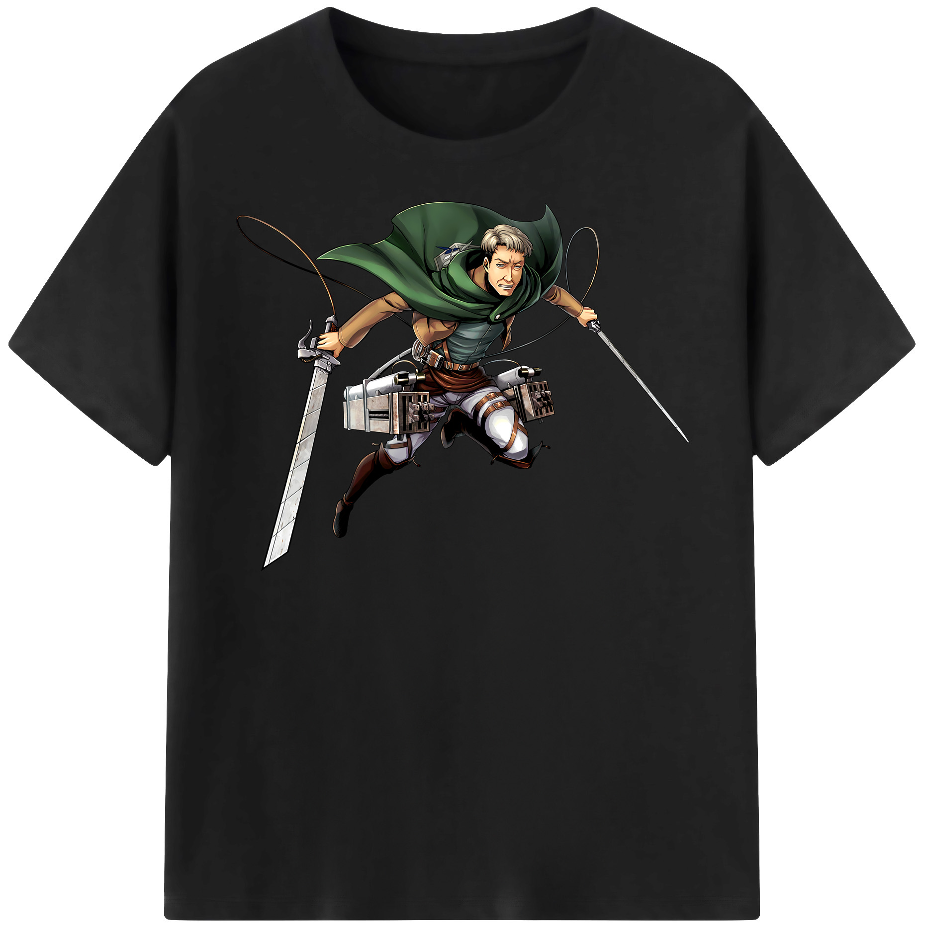 （画像用） 進撃の巨人 Attack on Titan 綿100％半袖Tシャツ（フロントプリント）