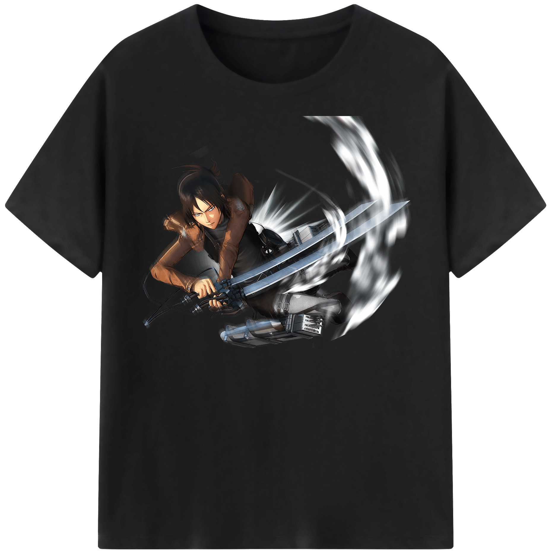 （画像用） 進撃の巨人 Attack on Titan 綿100％半袖Tシャツ（フロントプリント）