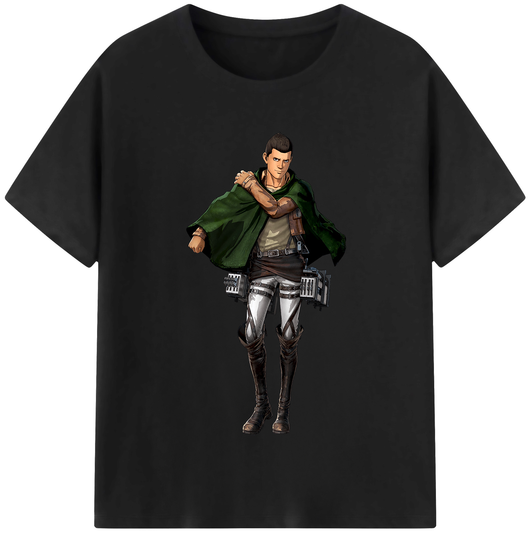 （画像用） 進撃の巨人 Attack on Titan 綿100％半袖Tシャツ（フロントプリント）