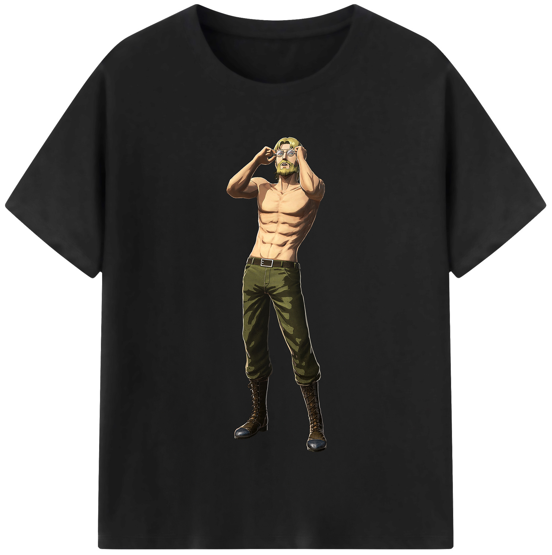 （画像用） 進撃の巨人 Attack on Titan 綿100％半袖Tシャツ（フロントプリント）