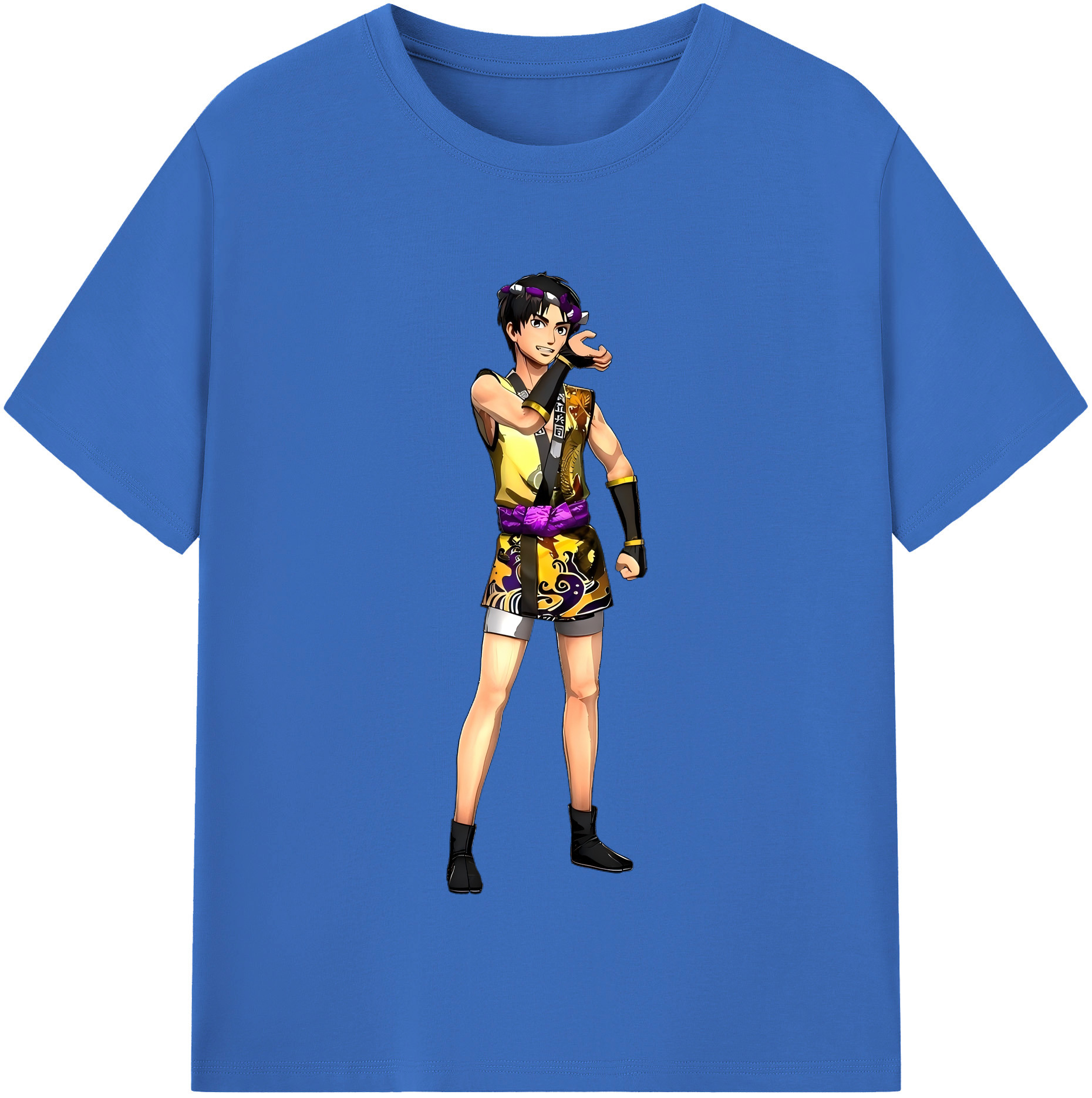 （画像用） 進撃の巨人 リヴァイ·アッカーマン Attack on Titan Levi Ackerman 綿100％半袖Tシャツ（フロントプリント）