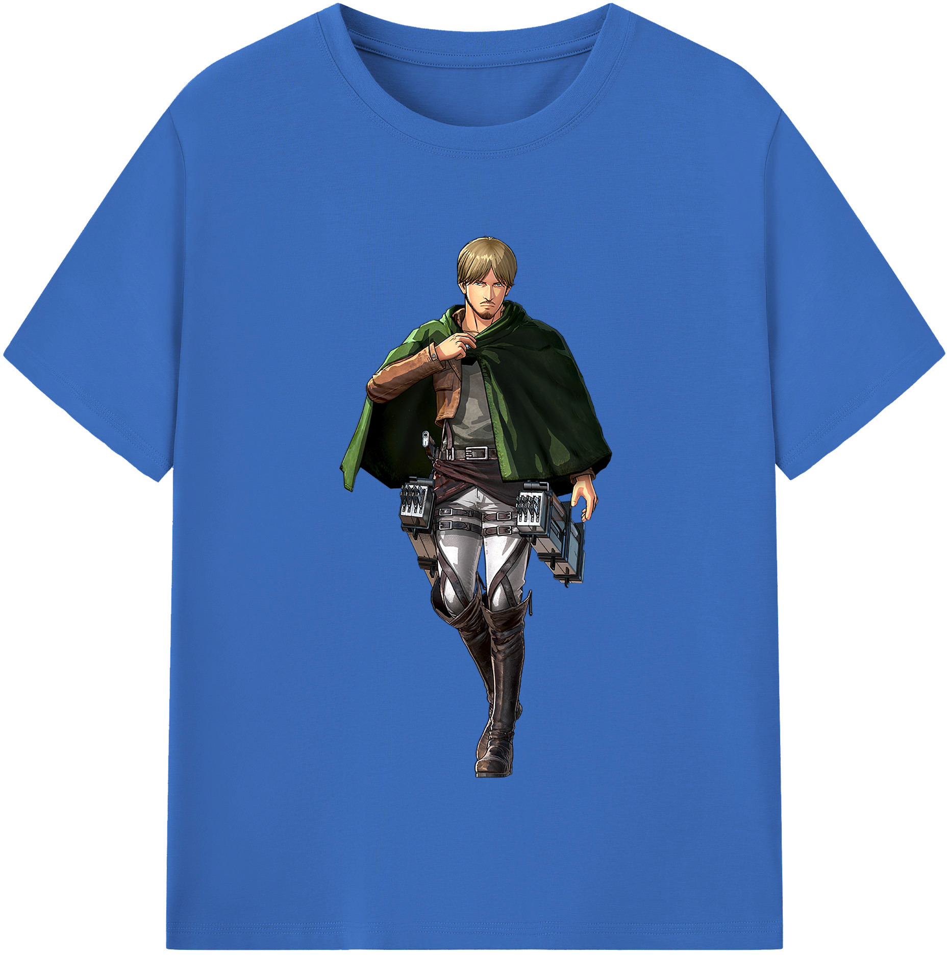 （画像用） 進撃の巨人 ミケ·ザカリアス Attack on Titan Mike Zakarius 綿100％半袖Tシャツ（フロントプリント）