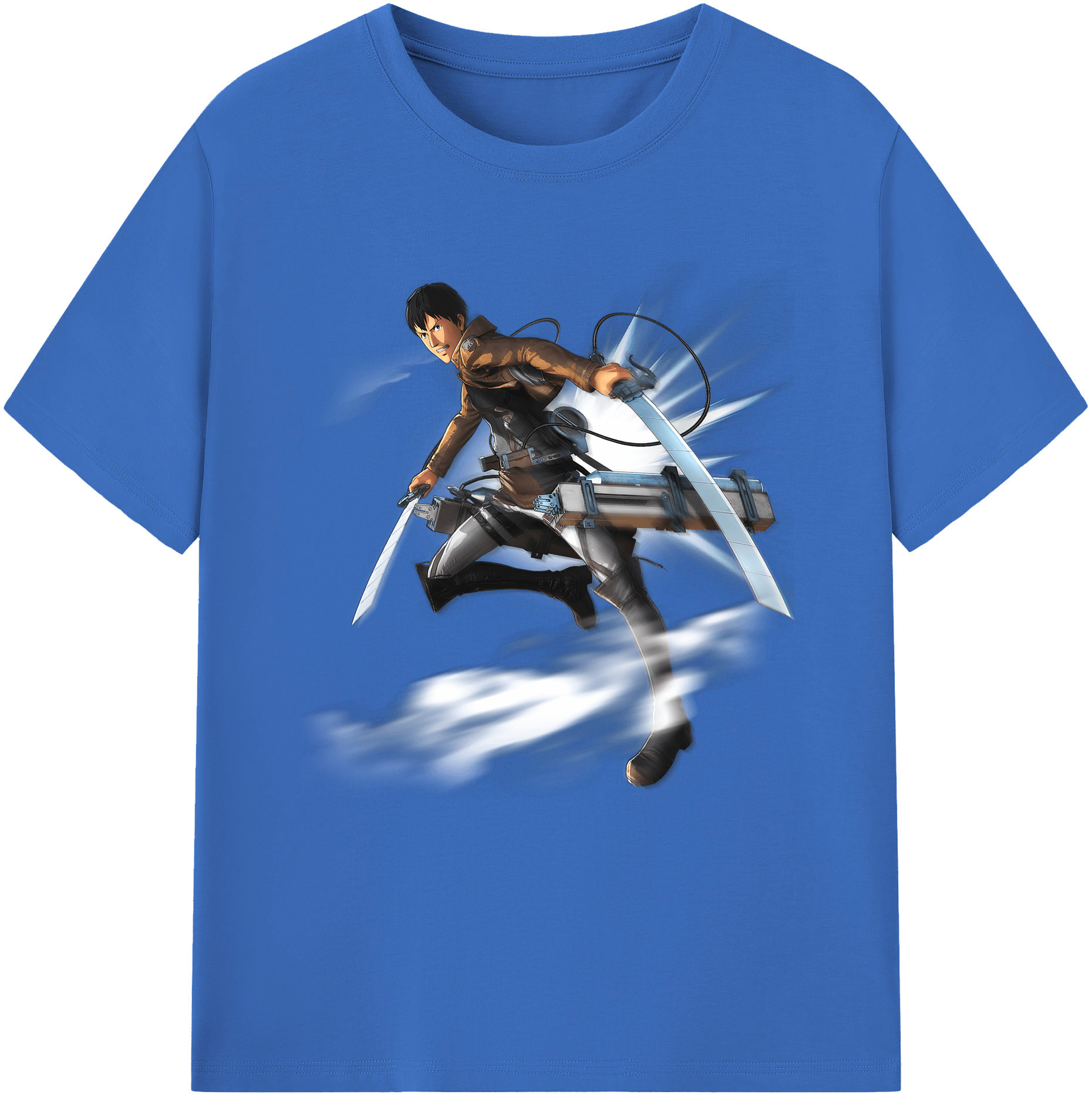（画像用） 進撃の巨人 ベルトルト・フーバー Attack on Titan Bertholdt Hoover 綿100％半袖Tシャツ（フロントプリント）