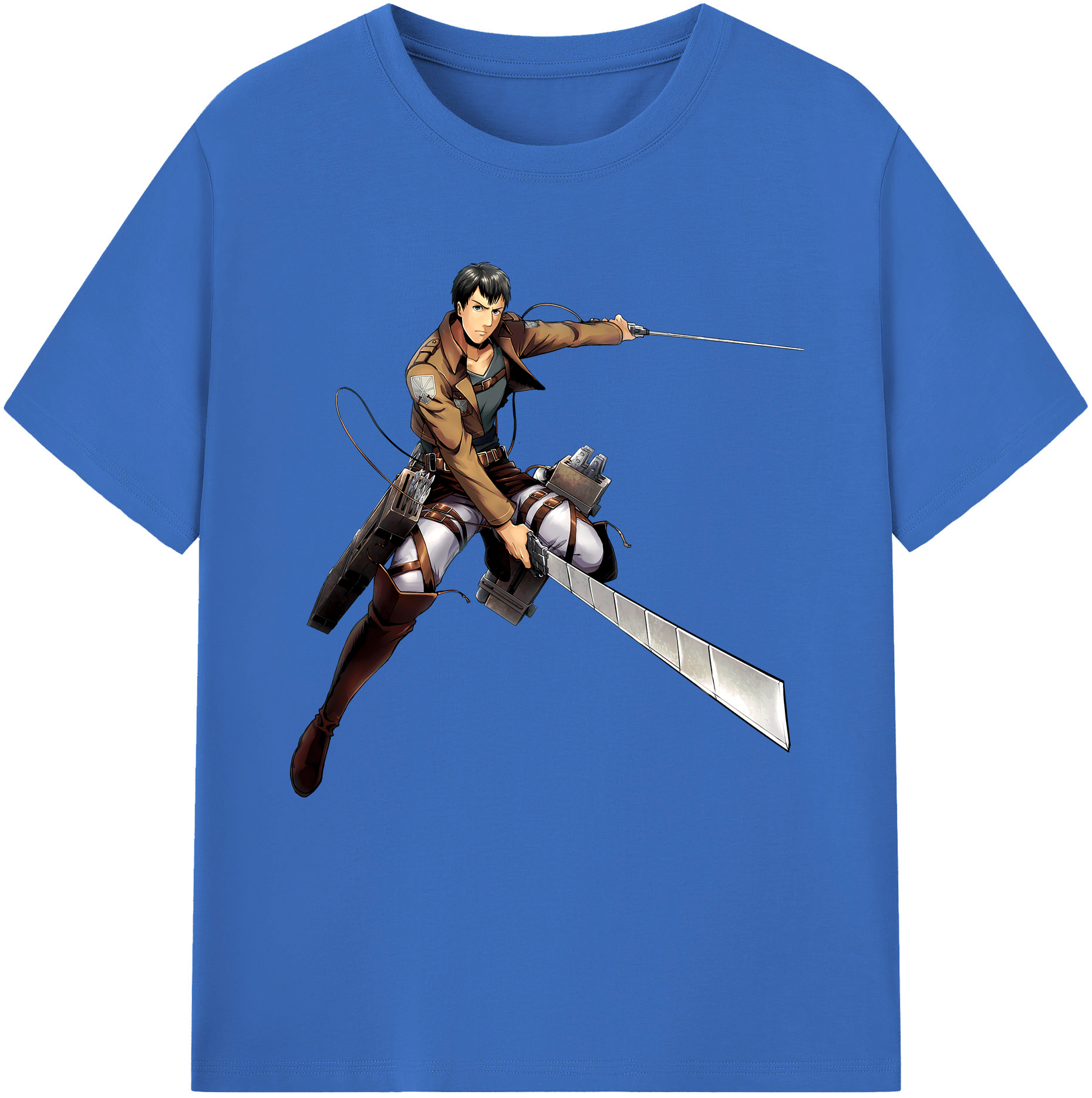（画像用） 進撃の巨人 ベルトルト・フーバー Attack on Titan Bertholdt Hoover 綿100％半袖Tシャツ（フロントプリント）