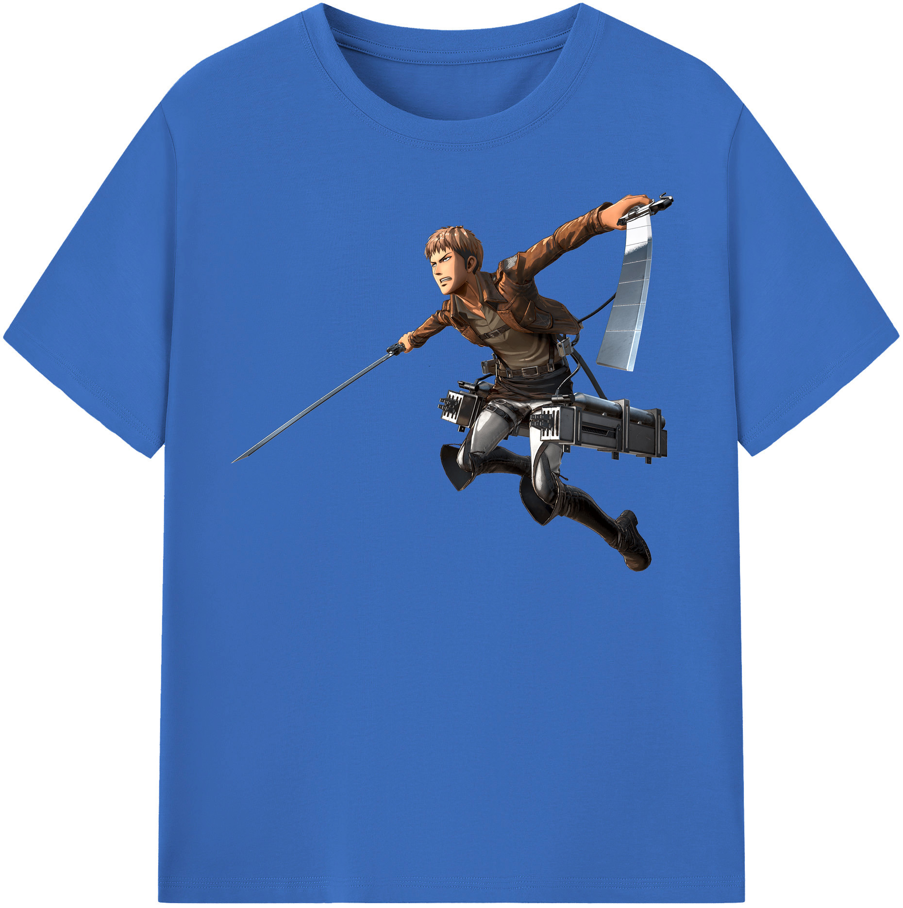 （画像用） 進撃の巨人 ジャン・キルシュタイン Attack on Titan Jean Kirstein 綿100％半袖Tシャツ（フロントプリント）