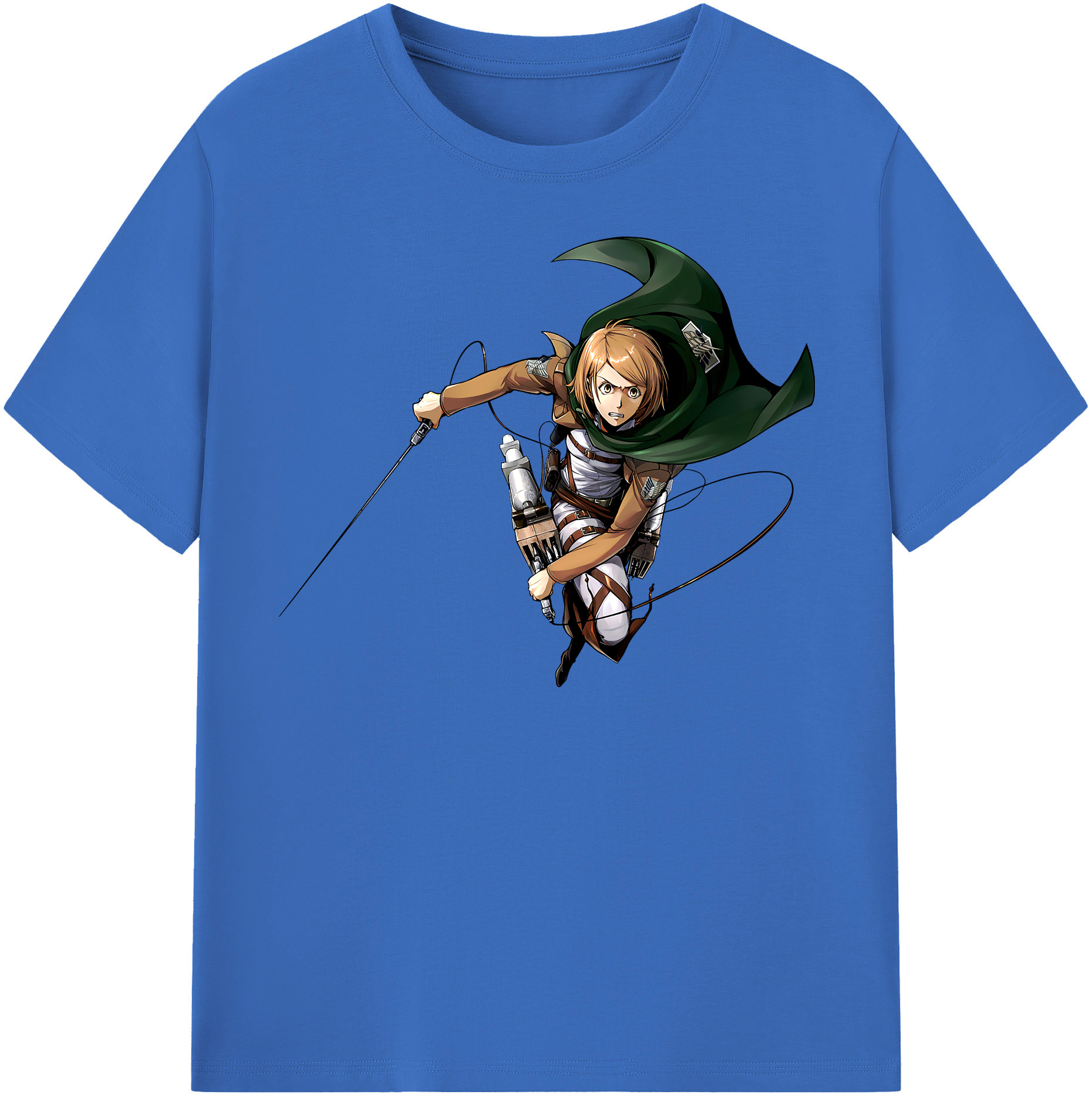 （画像用） 進撃の巨人 ペトラ·ラル Attack on Titan Petra Rall 綿100％半袖Tシャツ（フロントプリント）