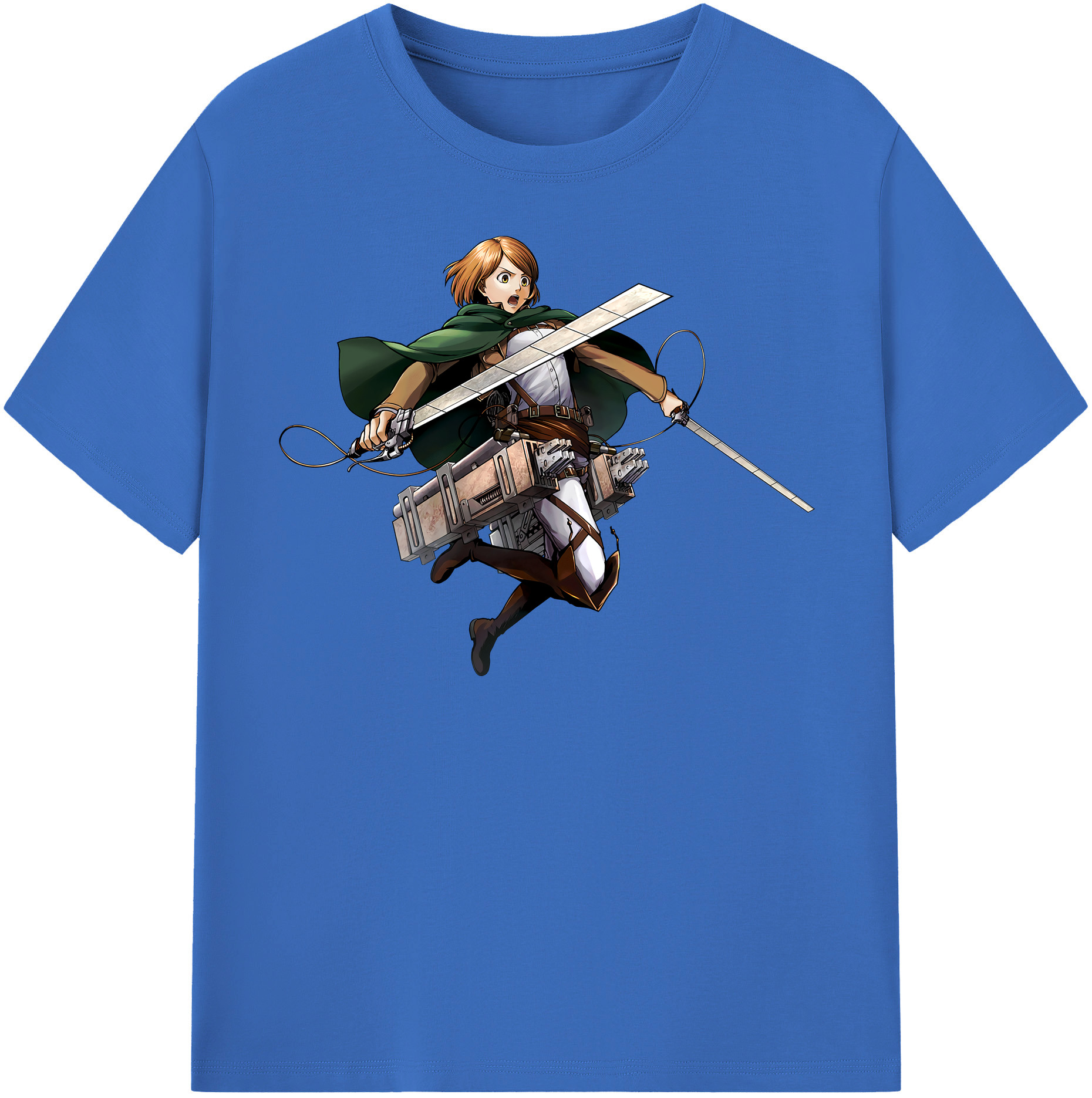 （画像用） 進撃の巨人 ペトラ·ラル Attack on Titan Petra Rall 綿100％半袖Tシャツ（フロントプリント）