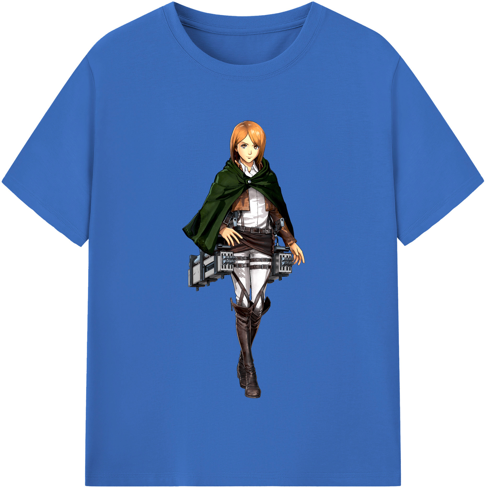 （画像用） 進撃の巨人 ペトラ·ラル Attack on Titan Petra Rall 綿100％半袖Tシャツ（フロントプリント）