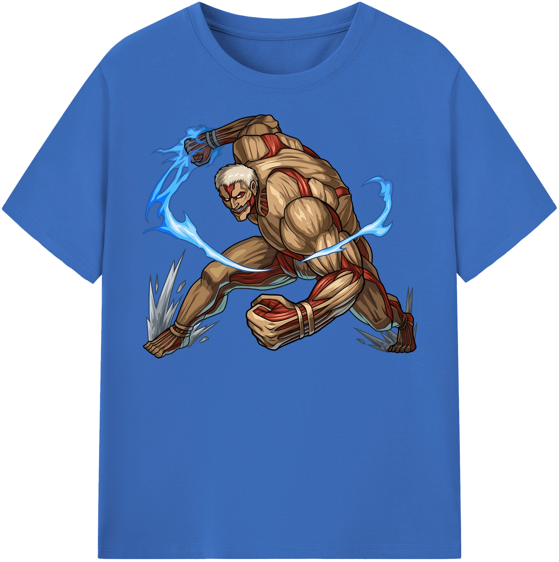 （画像用） 進撃の巨人 Attack on Titan 綿100％半袖Tシャツ（フロントプリント）