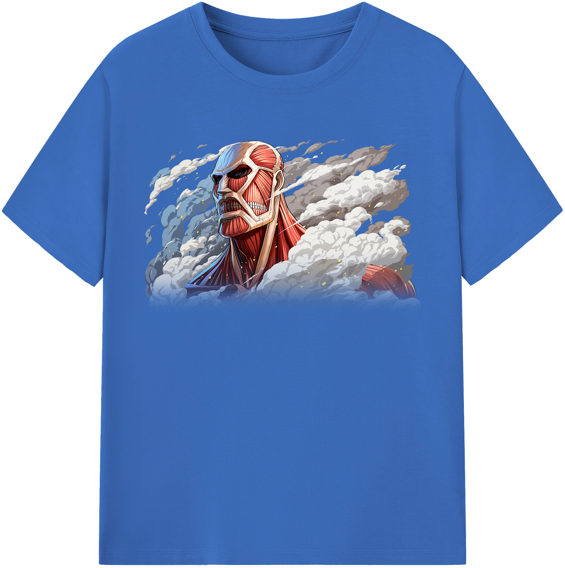 （画像用） 進撃の巨人 Attack on Titan 綿100％半袖Tシャツ（フロントプリント）