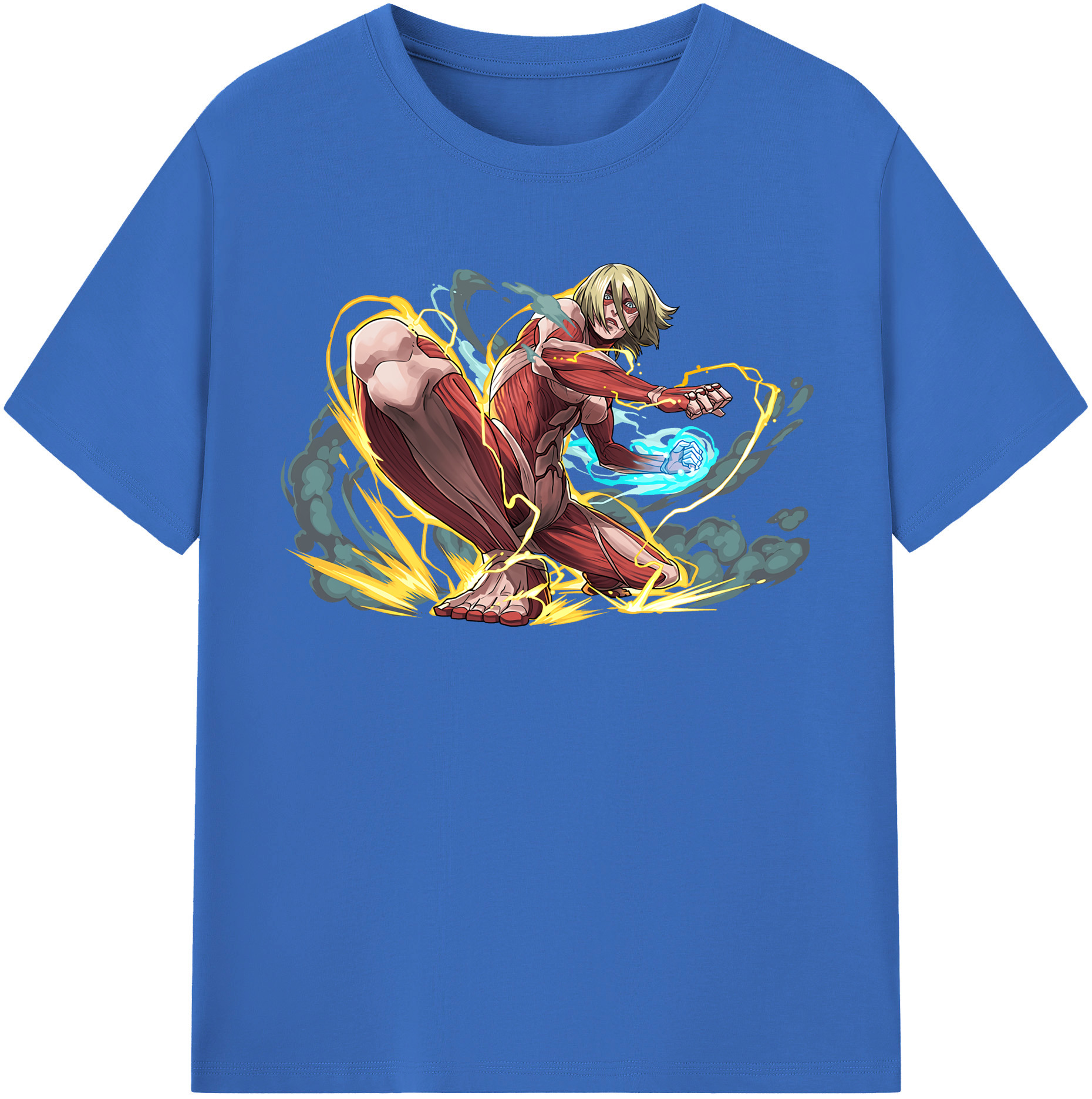 （画像用） 進撃の巨人 Attack on Titan 綿100％半袖Tシャツ（フロントプリント）