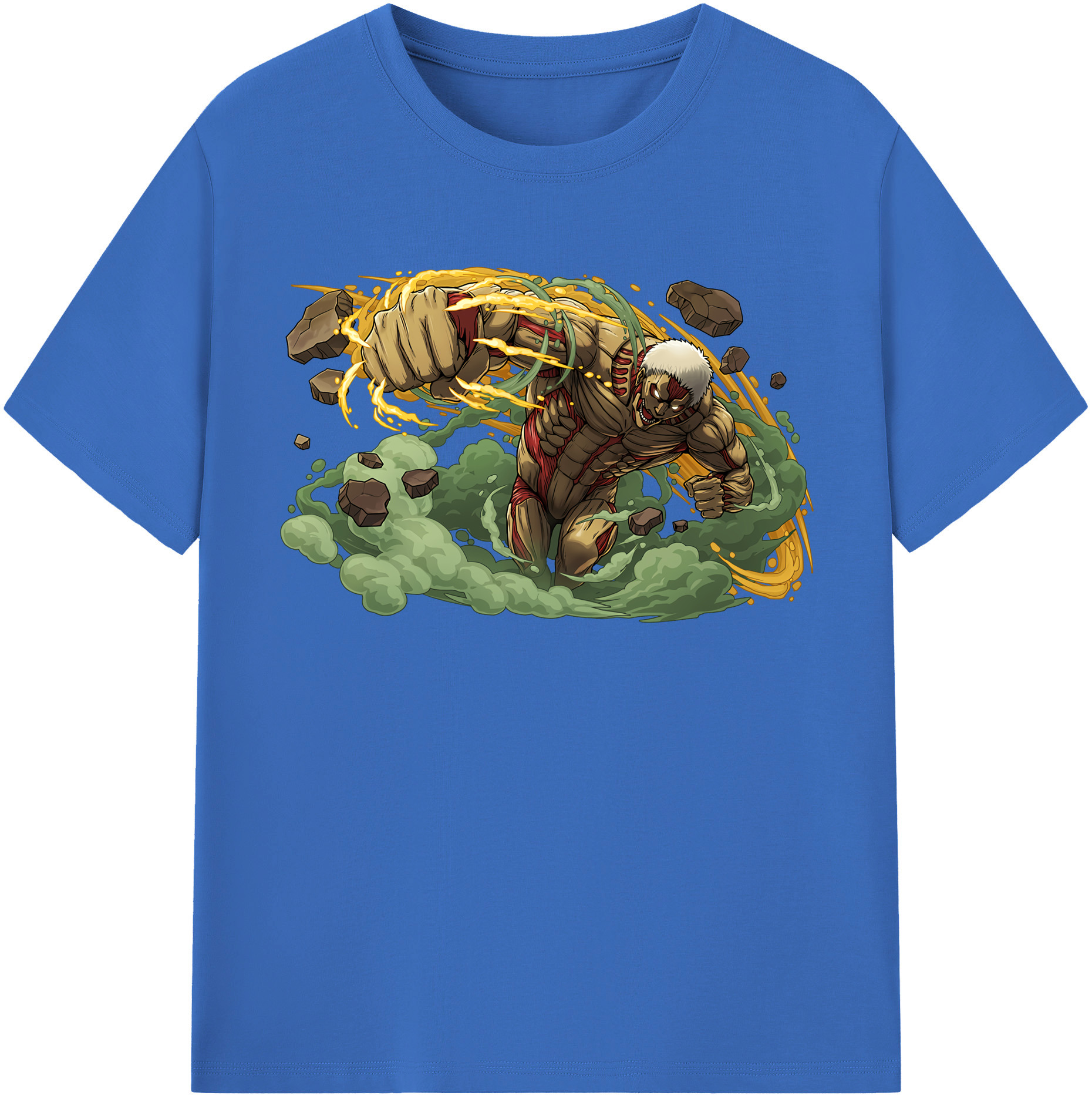 （画像用） 進撃の巨人 Attack on Titan 綿100％半袖Tシャツ（フロントプリント）