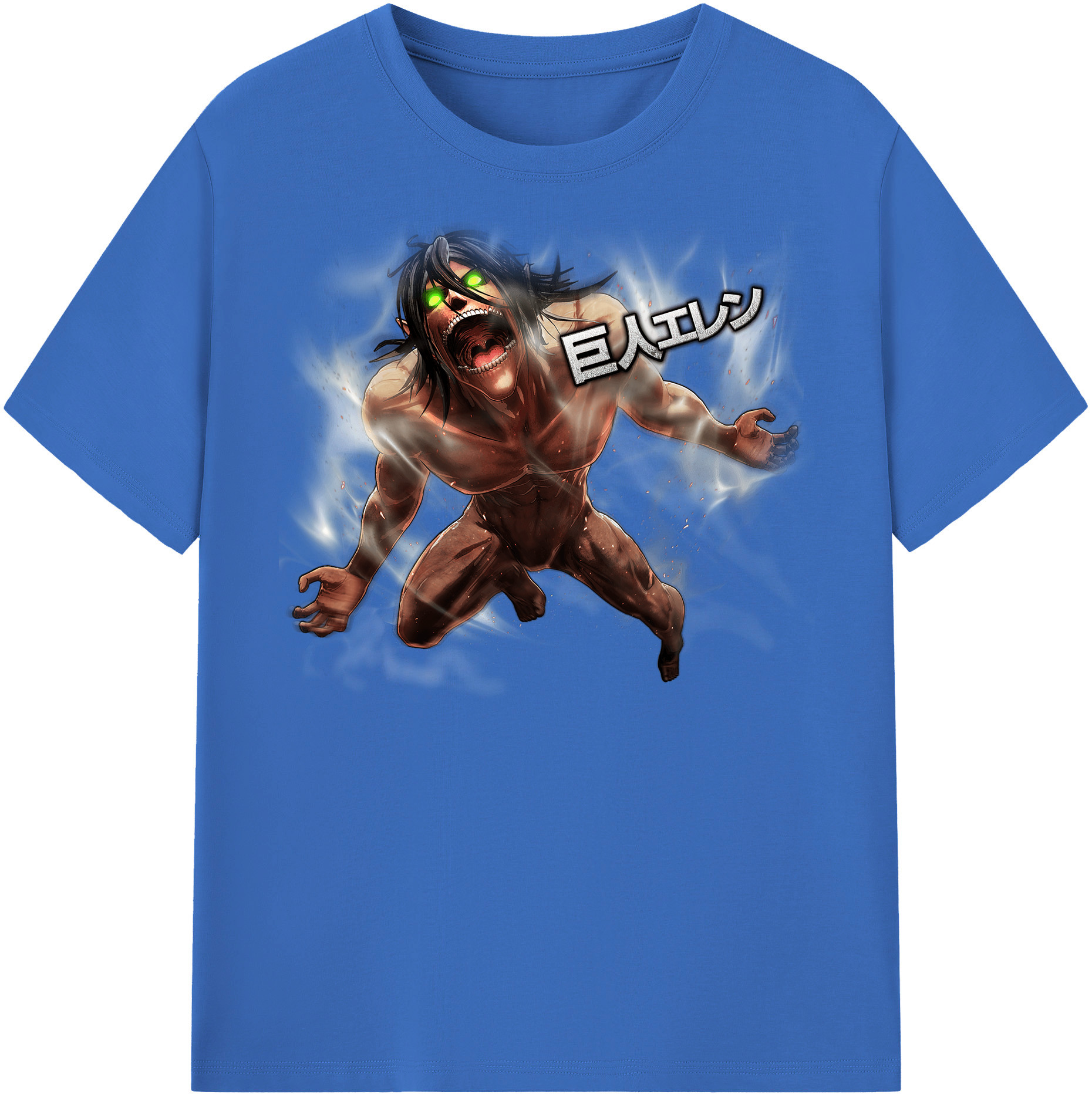 （画像用） 進撃の巨人 Attack on Titan 綿100％半袖Tシャツ（フロントプリント）