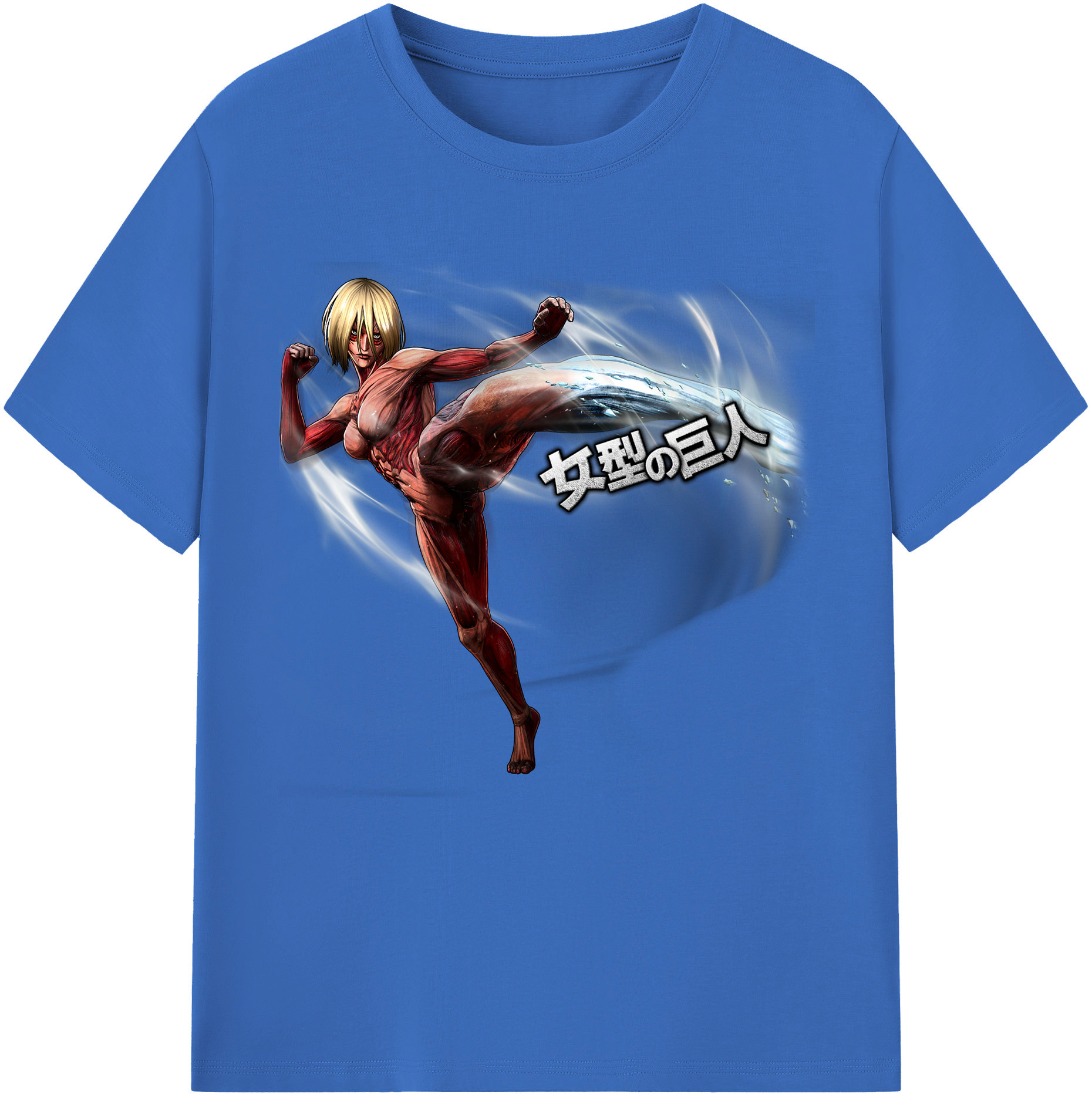 （画像用） 進撃の巨人 Attack on Titan 綿100％半袖Tシャツ（フロントプリント）