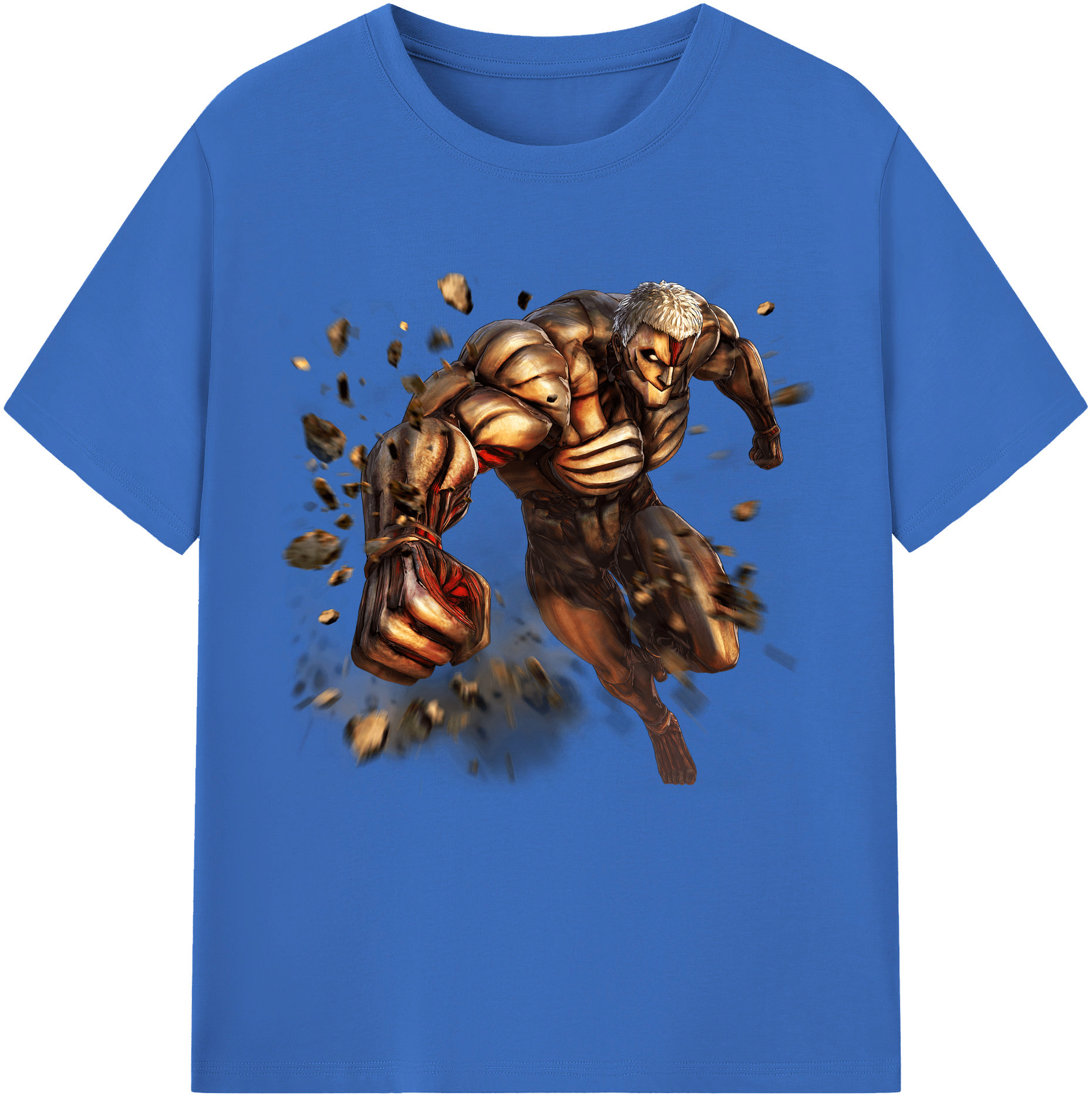 （画像用） 進撃の巨人 Attack on Titan 綿100％半袖Tシャツ（フロントプリント）