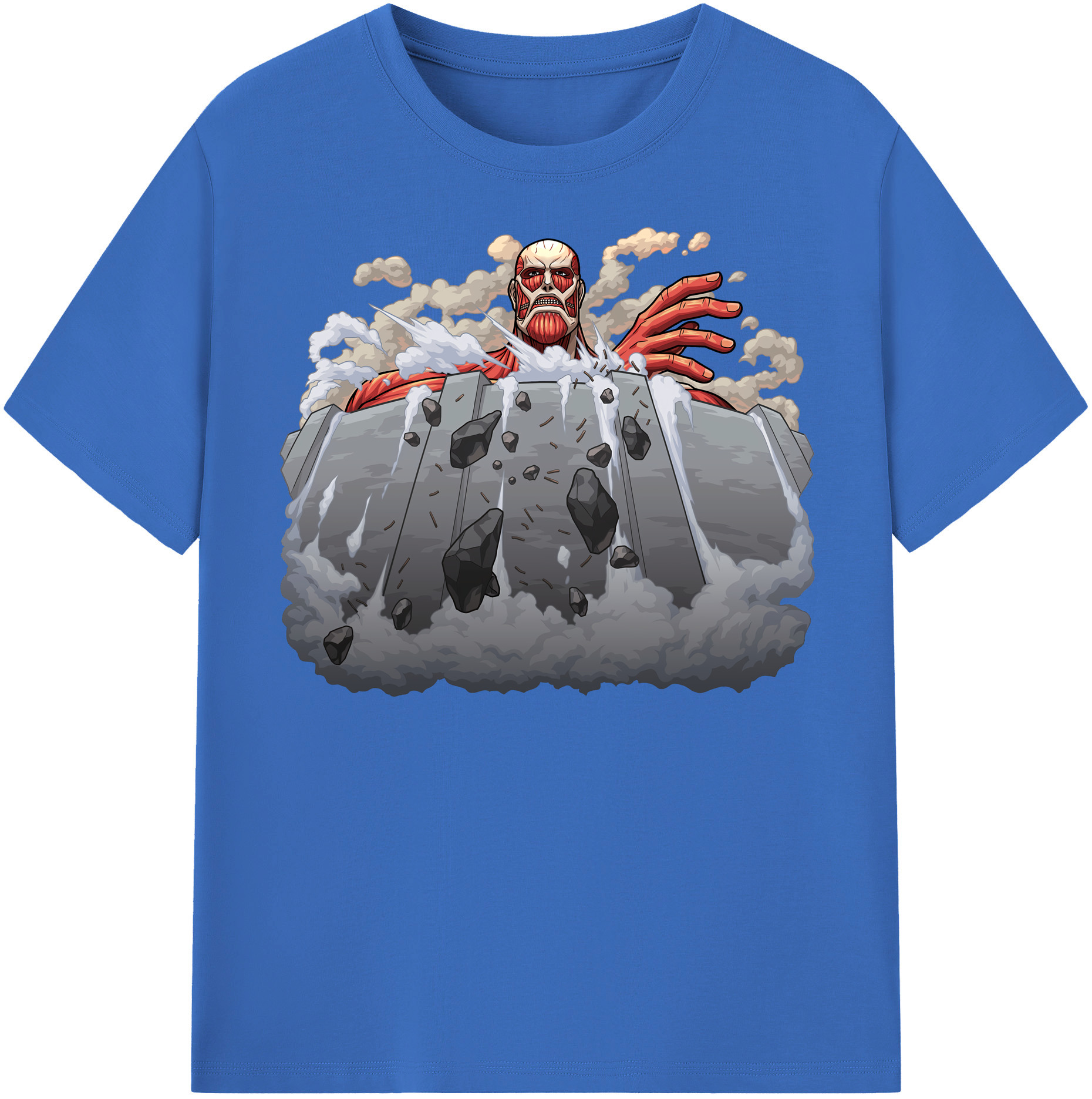 （画像用） 進撃の巨人 Attack on Titan 綿100％半袖Tシャツ（フロントプリント）