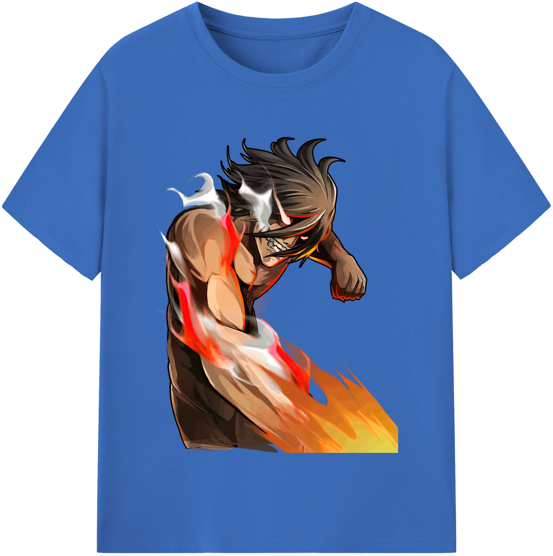 （画像用） 進撃の巨人 Attack on Titan 綿100％半袖Tシャツ（フロントプリント）