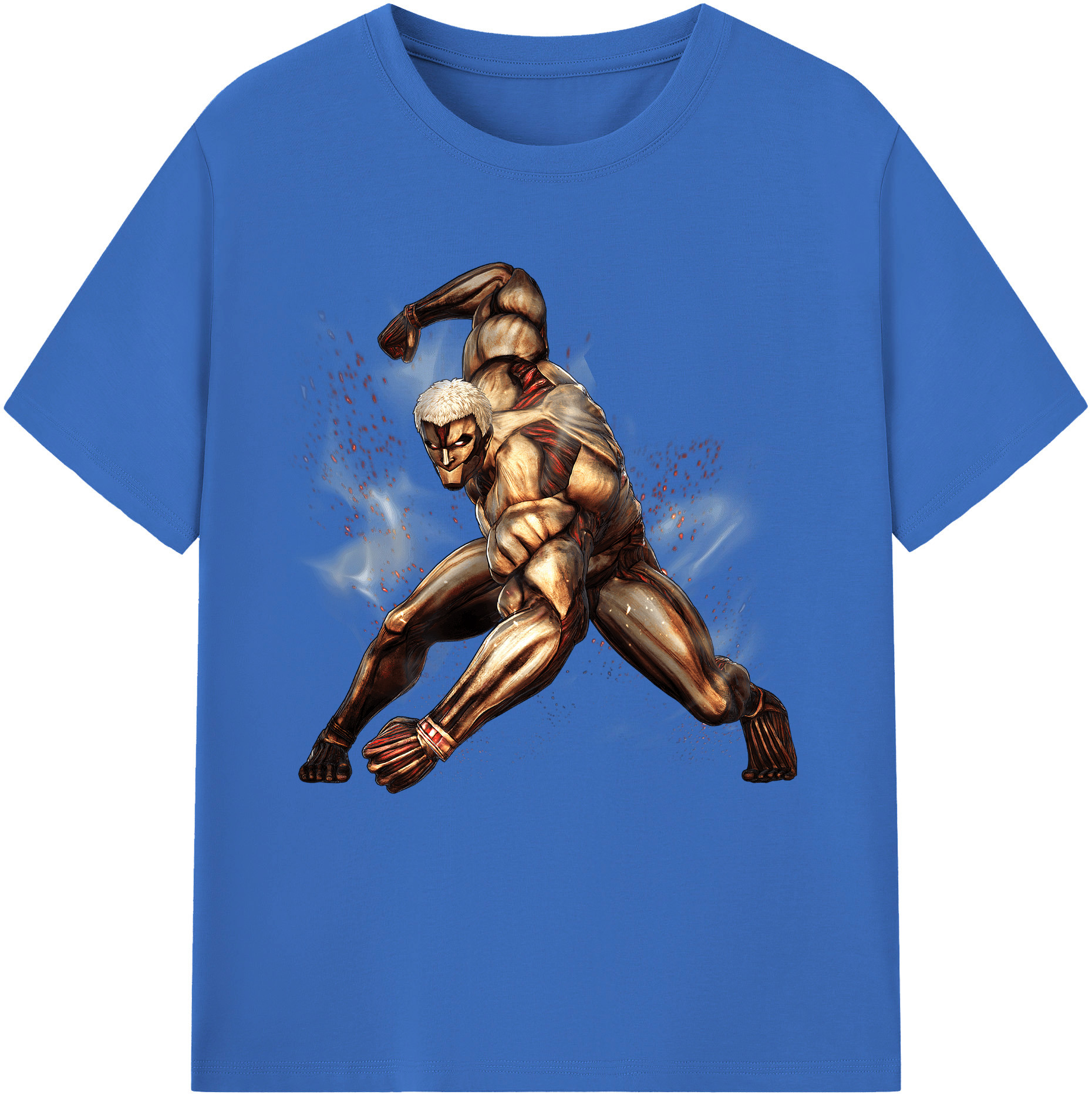 （画像用） 進撃の巨人 Attack on Titan 綿100％半袖Tシャツ（フロントプリント）