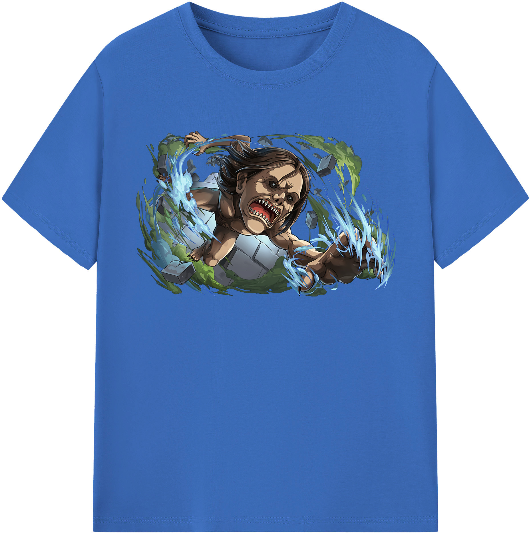 （画像用） 進撃の巨人 Attack on Titan 綿100％半袖Tシャツ（フロントプリント）