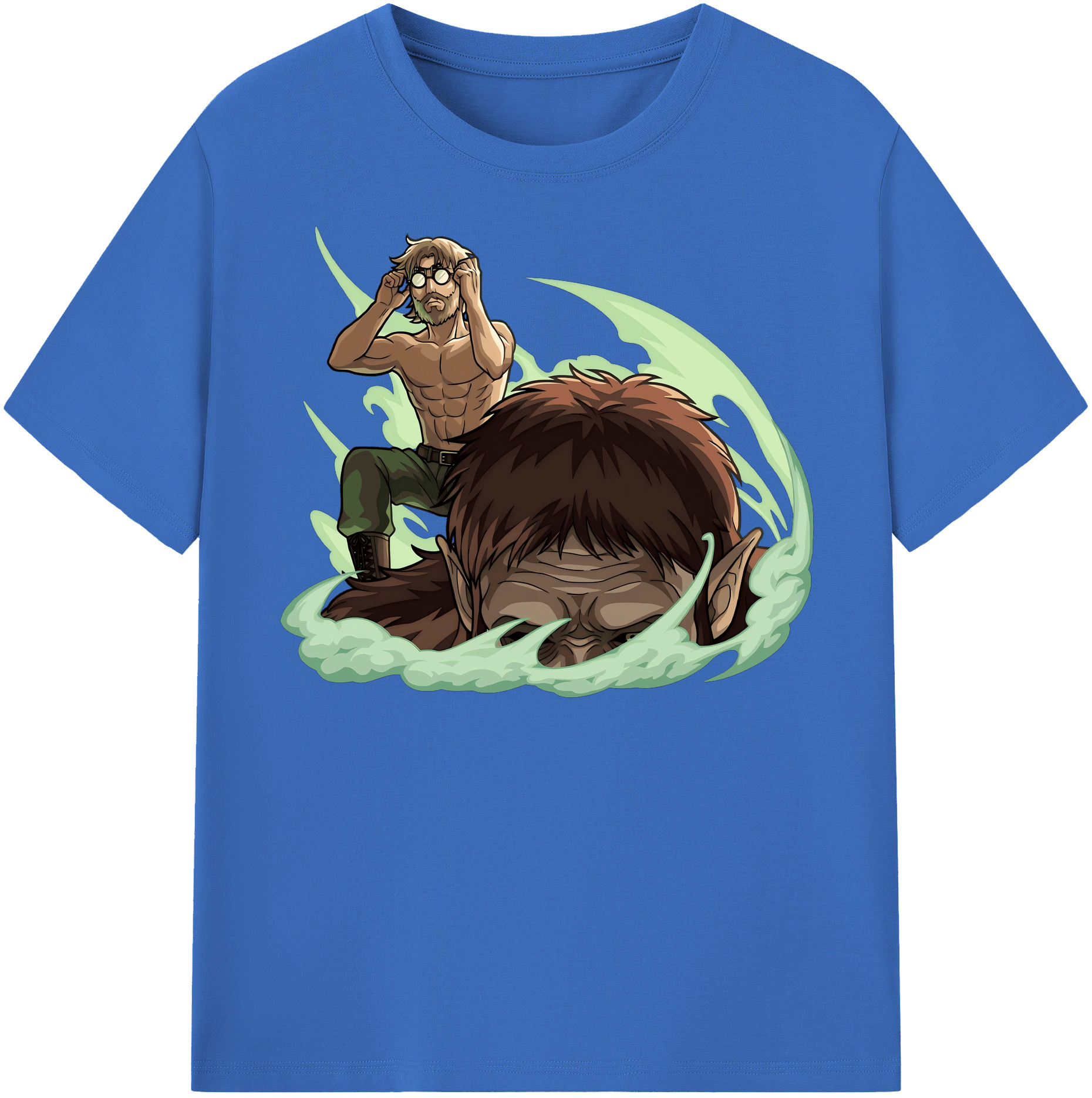 （画像用） 進撃の巨人 Attack on Titan 綿100％半袖Tシャツ（フロントプリント）