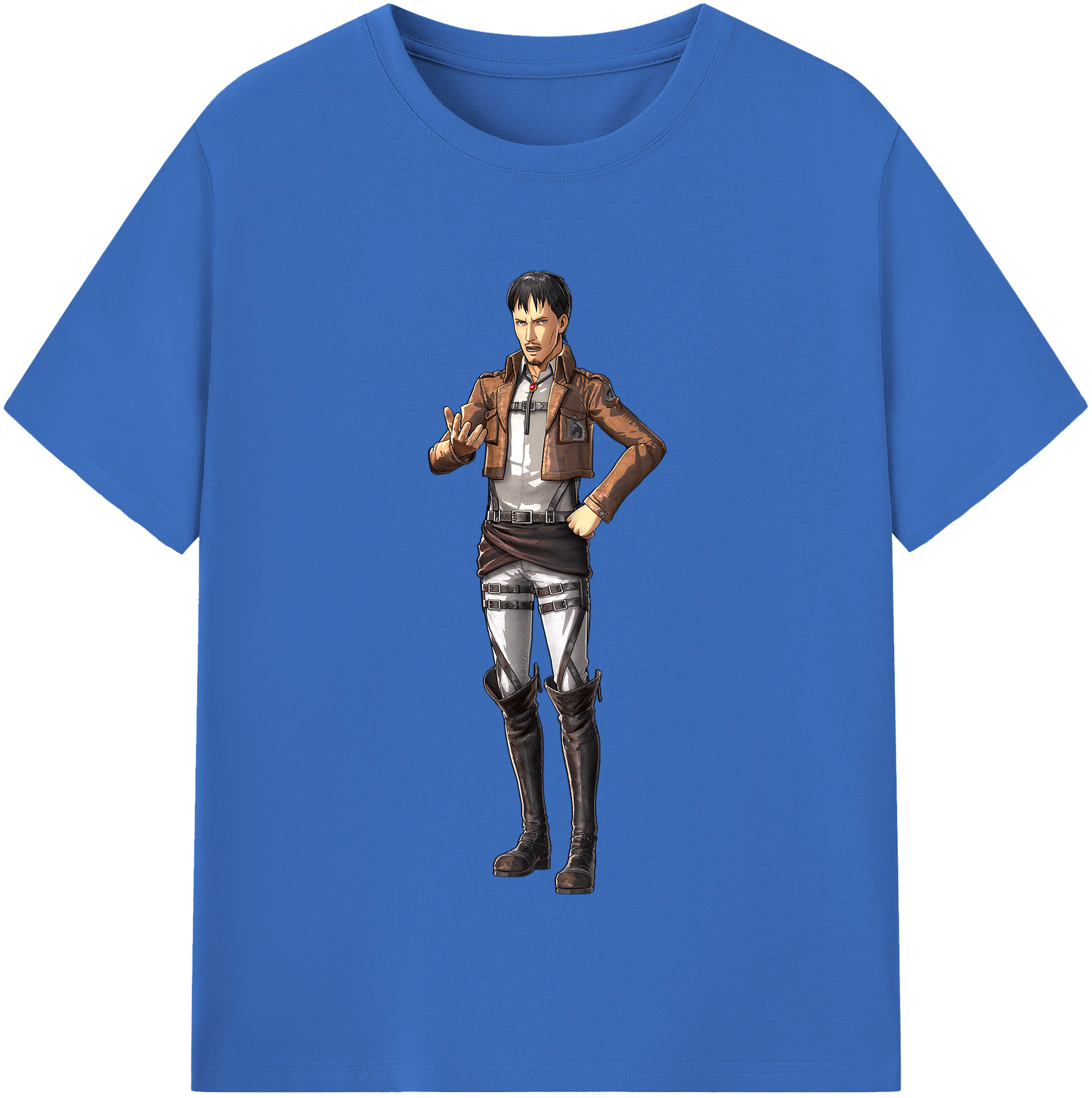 （画像用） 進撃の巨人 Attack on Titan 綿100％半袖Tシャツ（フロントプリント）