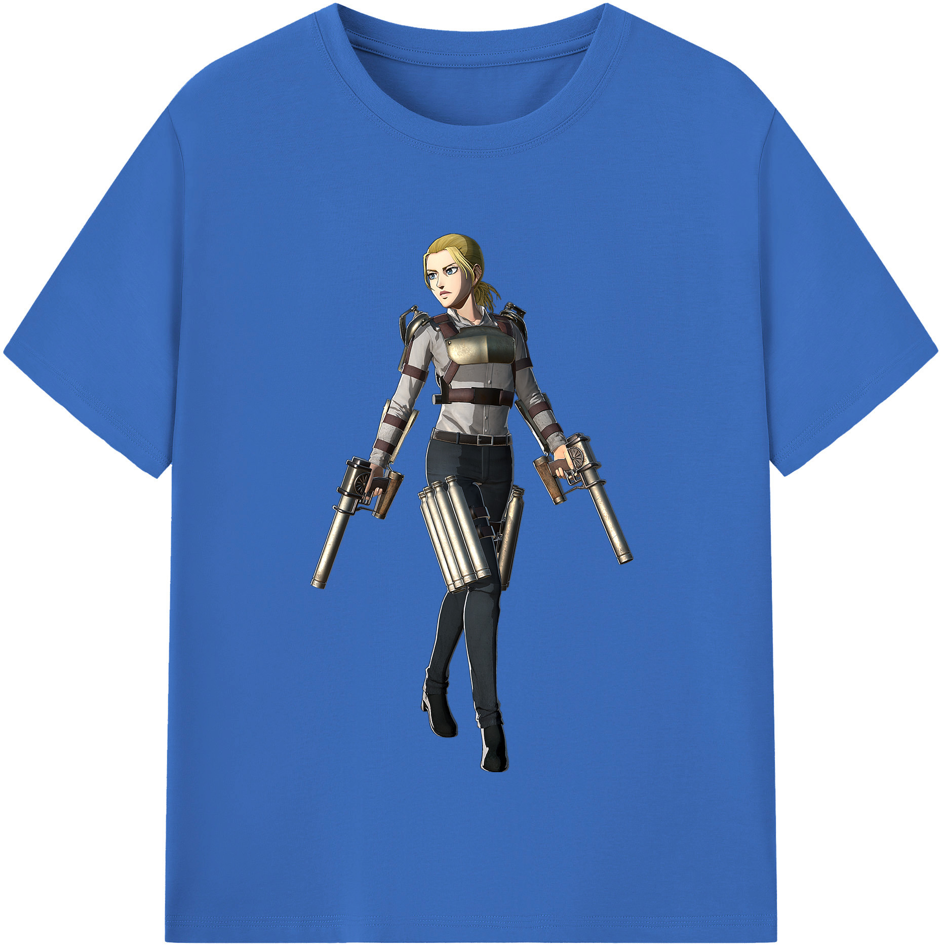 （画像用） 進撃の巨人 Attack on Titan 綿100％半袖Tシャツ（フロントプリント）