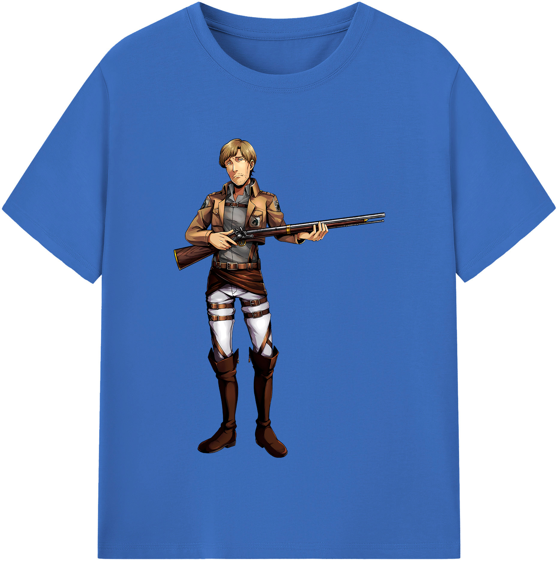 （画像用） 進撃の巨人 Attack on Titan 綿100％半袖Tシャツ（フロントプリント）