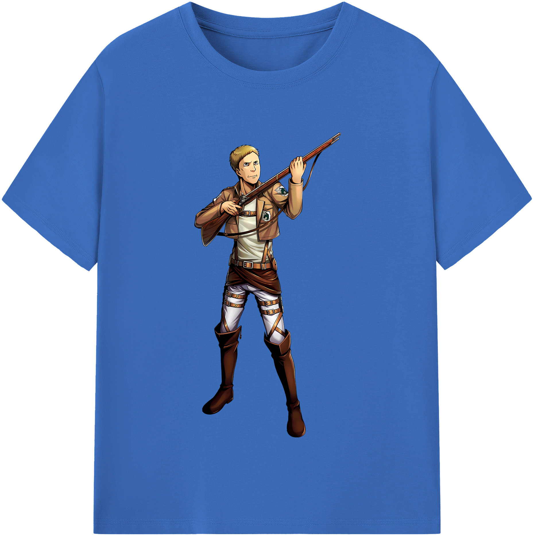 （画像用） 進撃の巨人 Attack on Titan 綿100％半袖Tシャツ（フロントプリント）