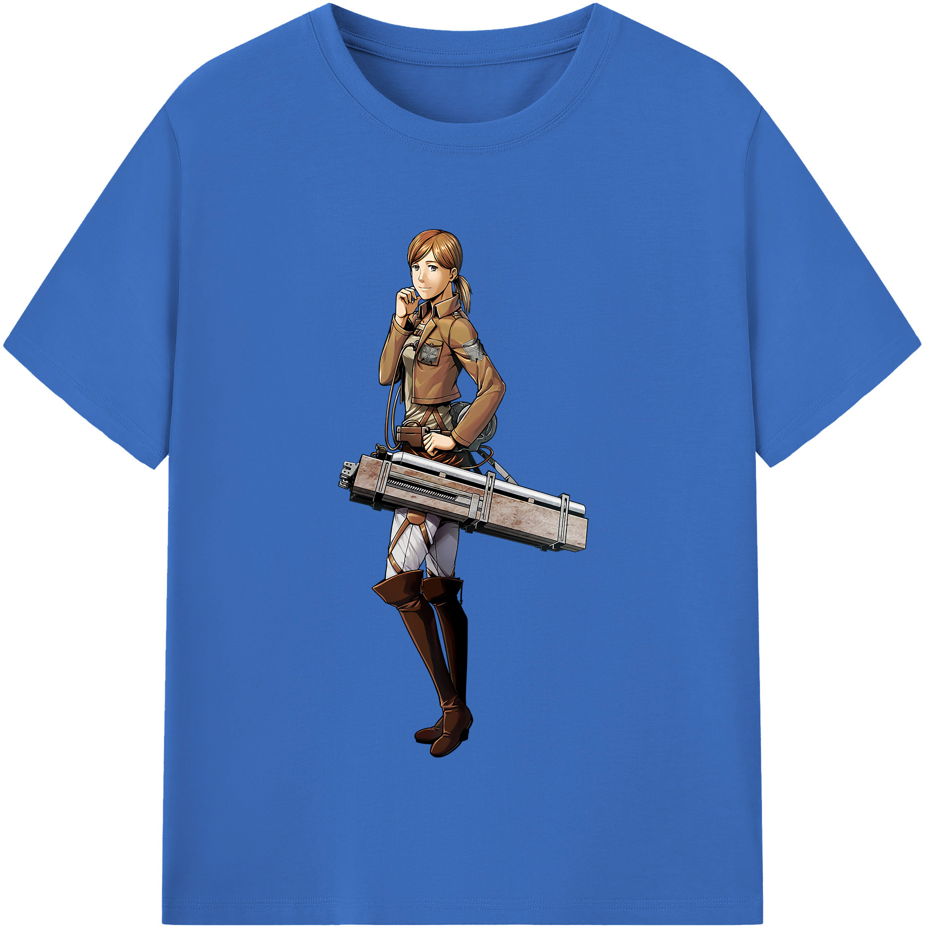 （画像用） 進撃の巨人 Attack on Titan 綿100％半袖Tシャツ（フロントプリント）