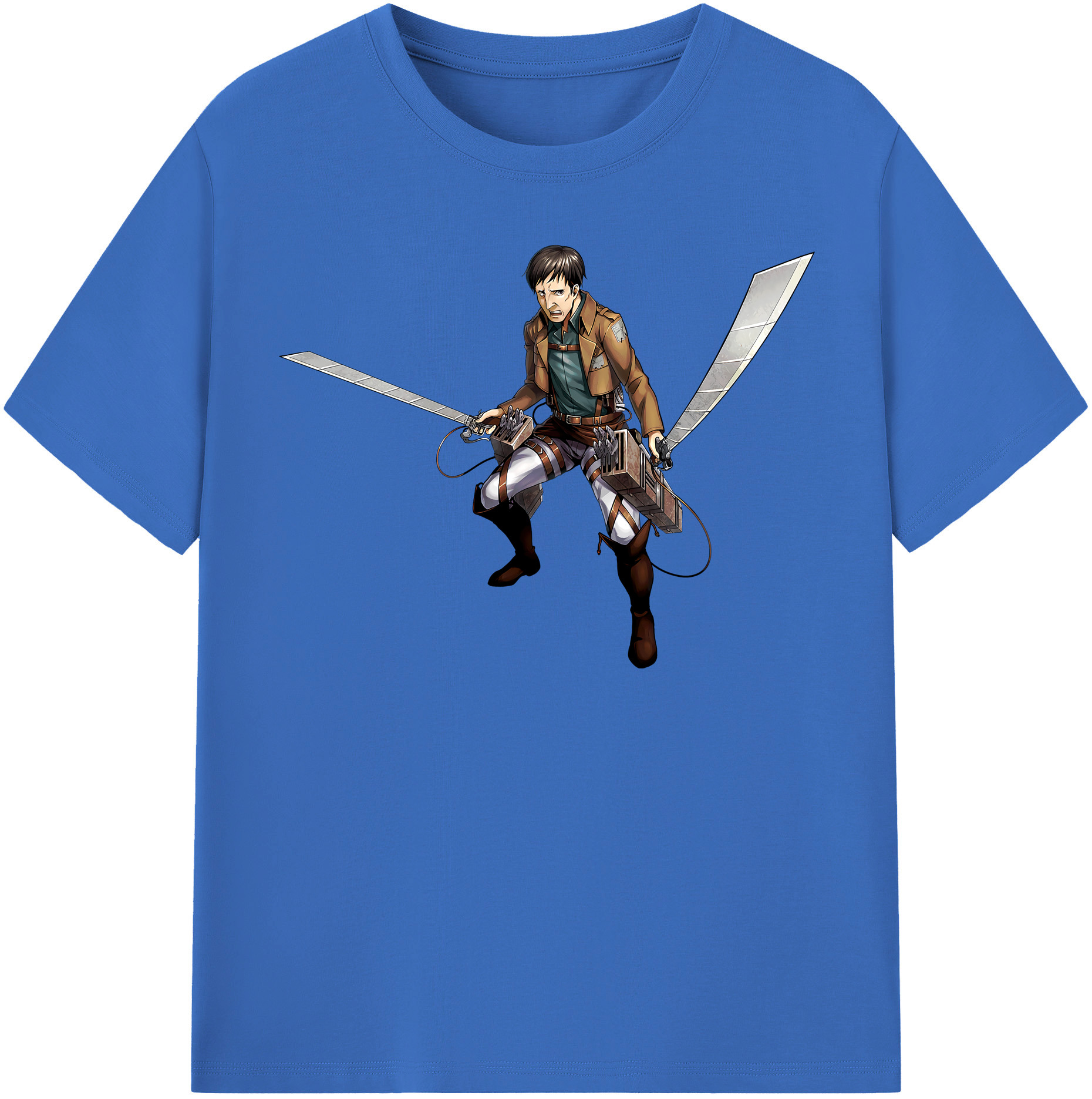 （画像用） 進撃の巨人 Attack on Titan 綿100％半袖Tシャツ（フロントプリント）