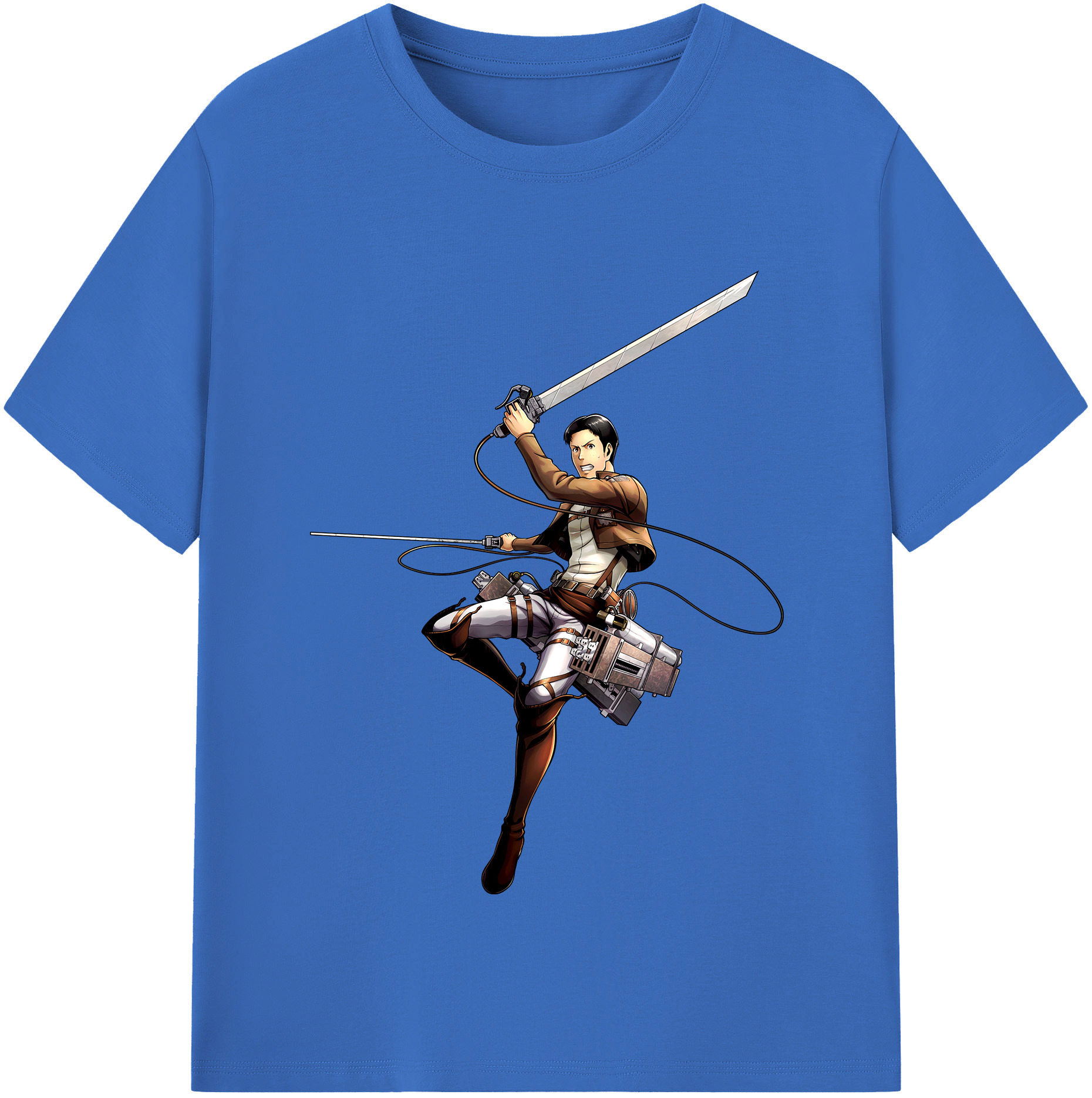 （画像用） 進撃の巨人 Attack on Titan 綿100％半袖Tシャツ（フロントプリント）