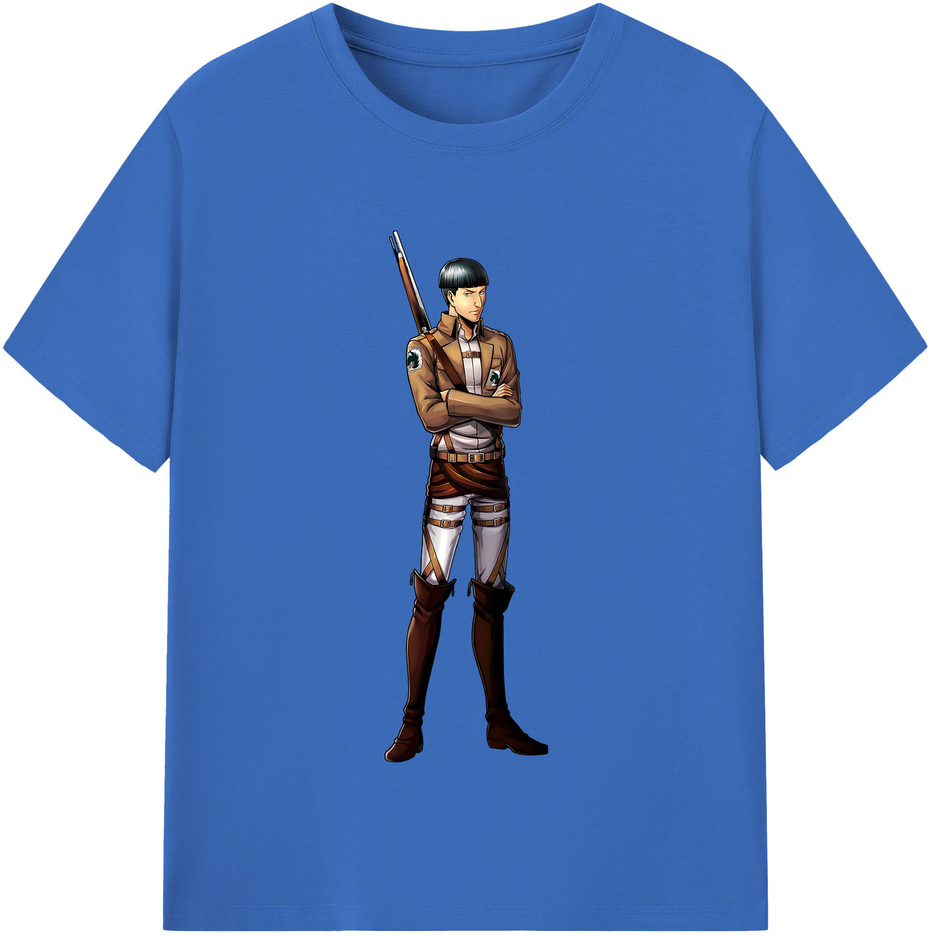 （画像用） 進撃の巨人 Attack on Titan 綿100％半袖Tシャツ（フロントプリント）