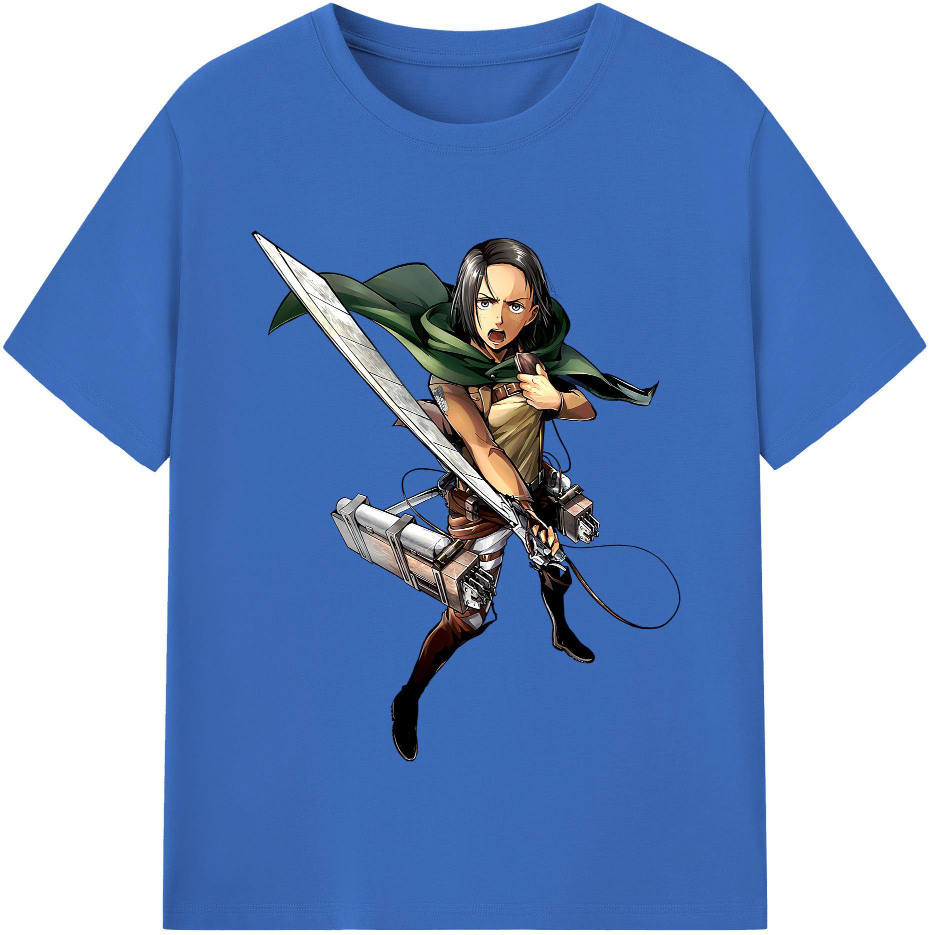 （画像用） 進撃の巨人 Attack on Titan 綿100％半袖Tシャツ（フロントプリント）
