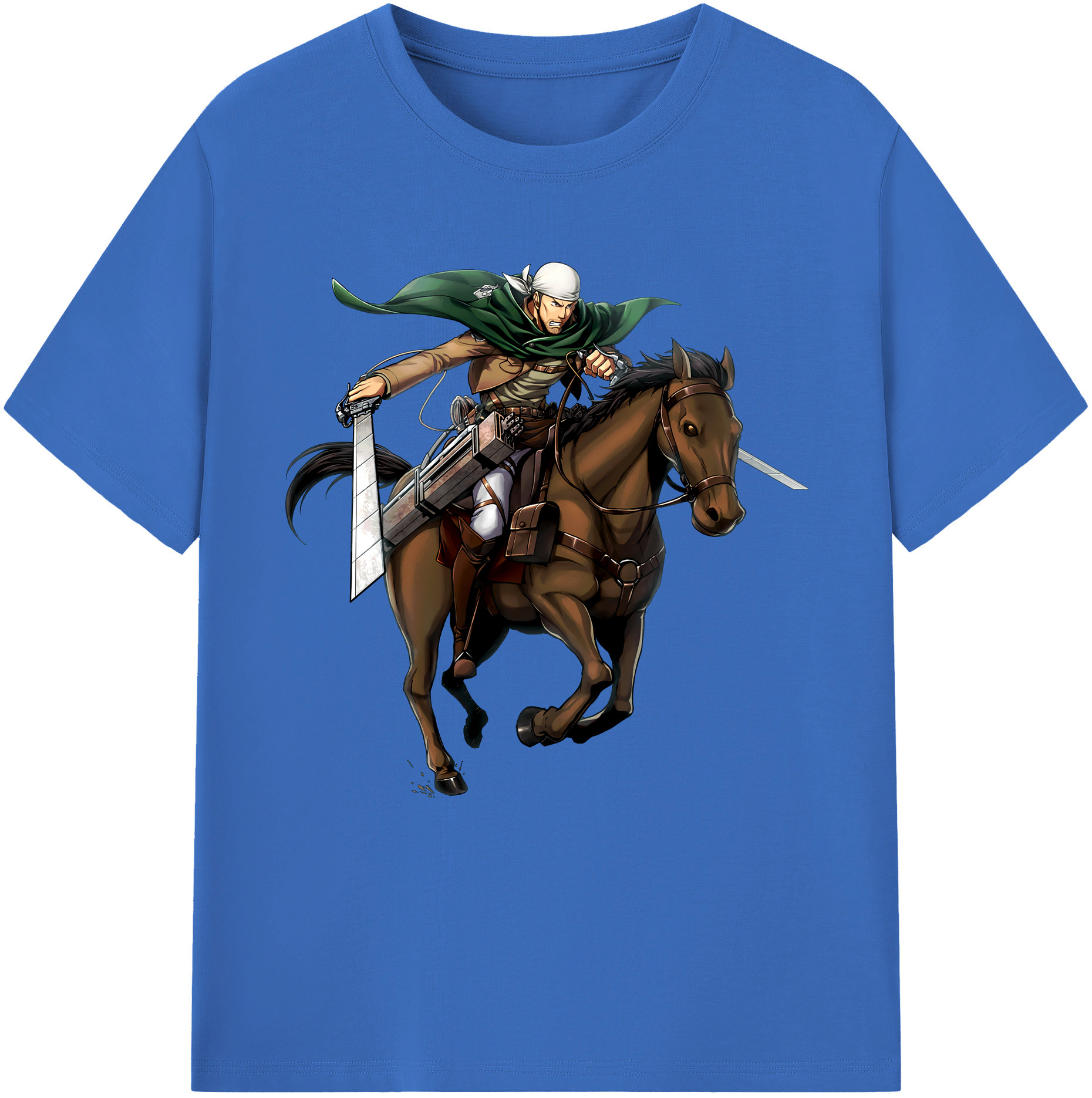 （画像用） 進撃の巨人 Attack on Titan 綿100％半袖Tシャツ（フロントプリント）