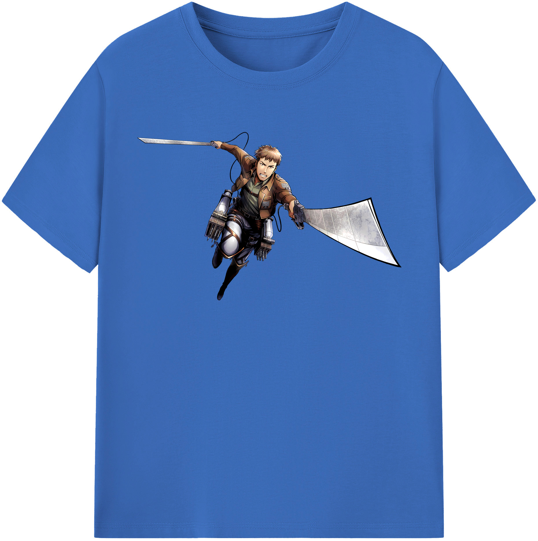 （画像用） 進撃の巨人 Attack on Titan 綿100％半袖Tシャツ（フロントプリント）