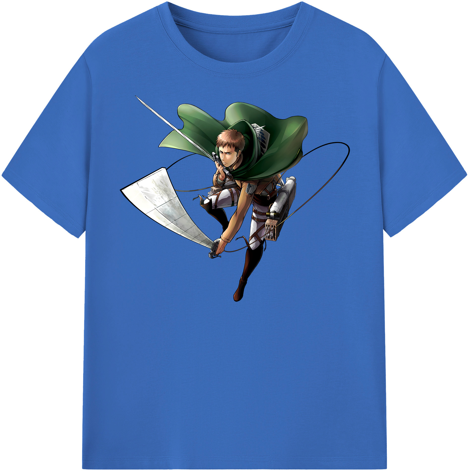（画像用） 進撃の巨人 Attack on Titan 綿100％半袖Tシャツ（フロントプリント）