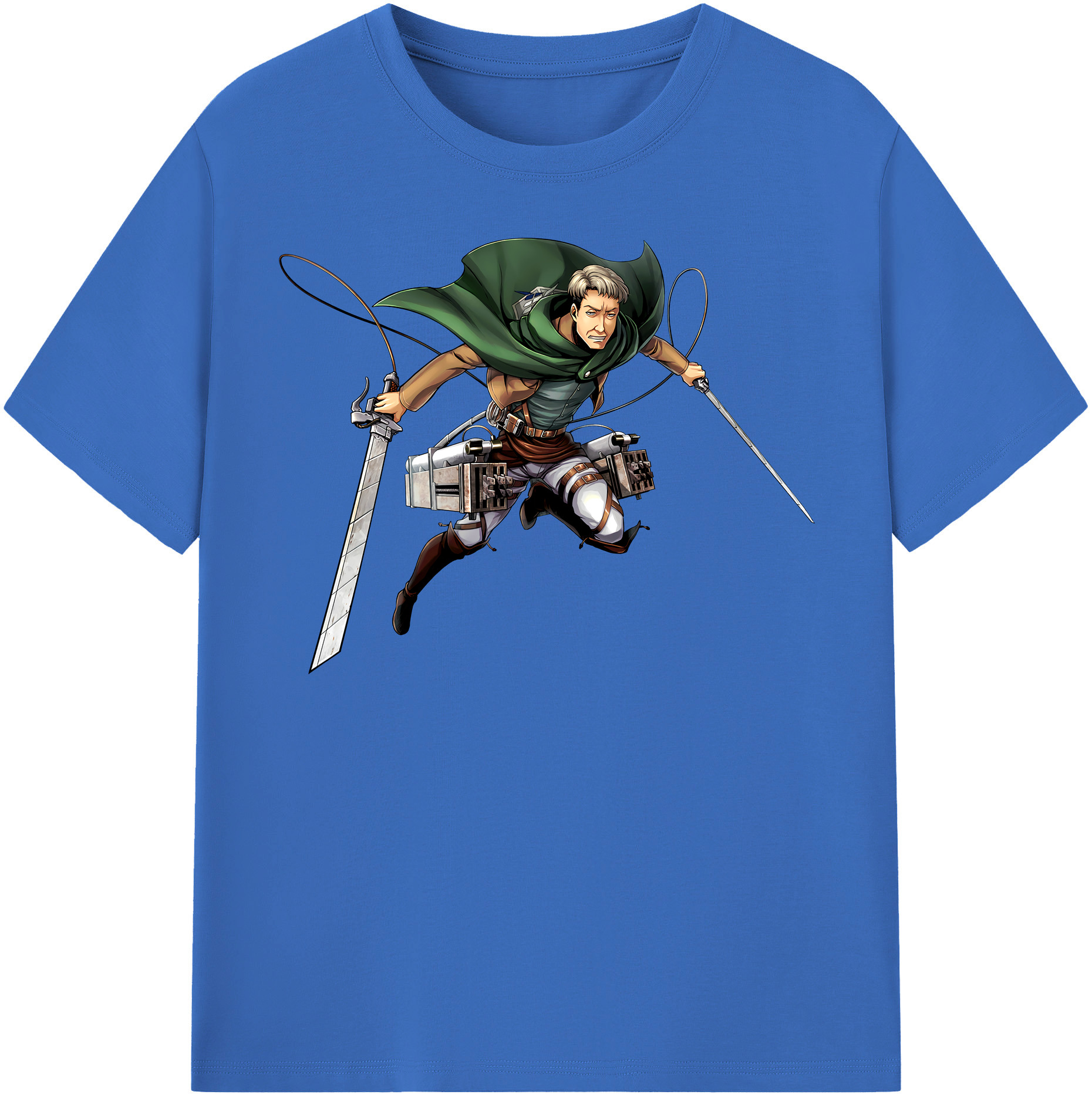 （画像用） 進撃の巨人 Attack on Titan 綿100％半袖Tシャツ（フロントプリント）