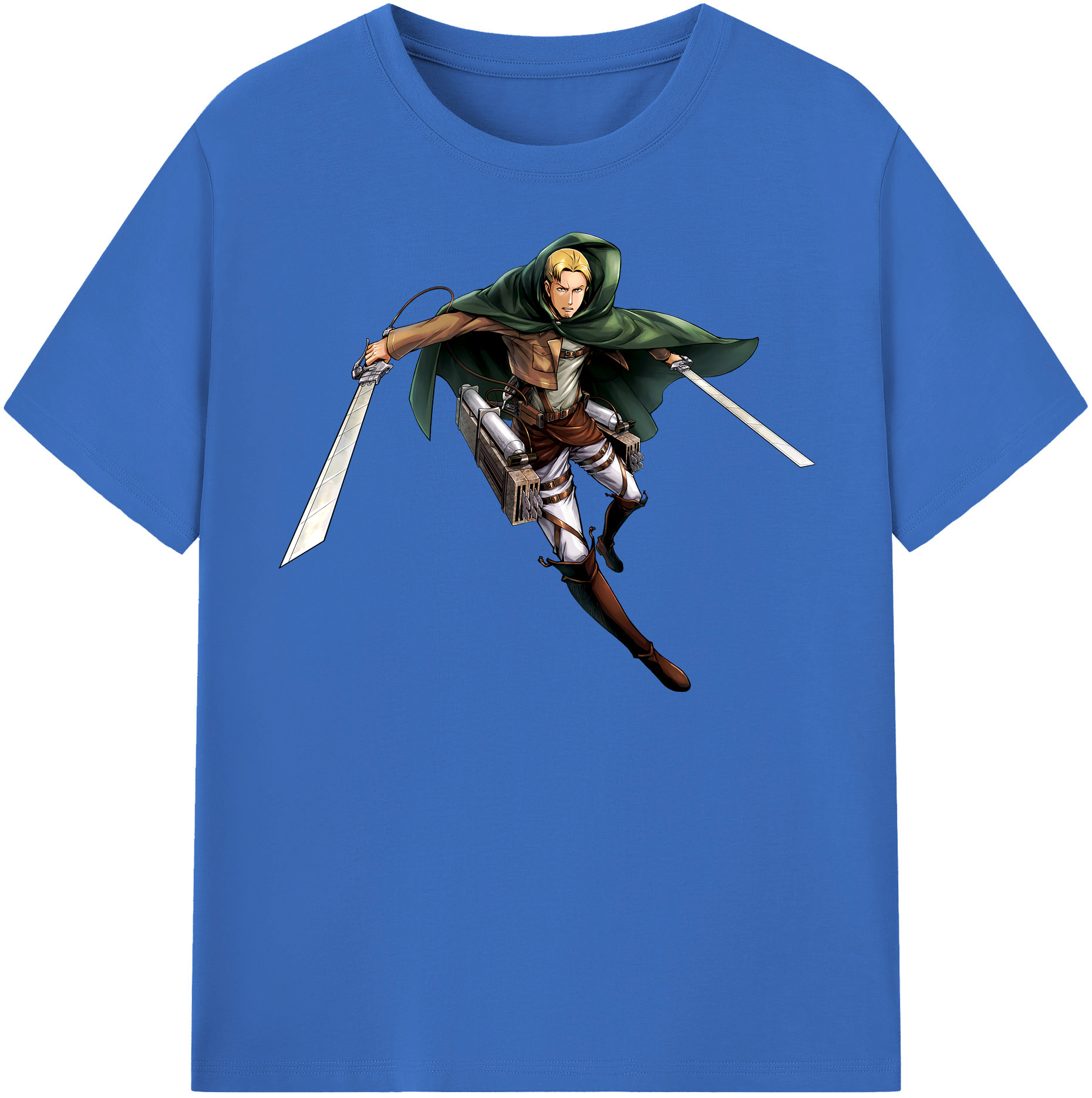 （画像用） 進撃の巨人 Attack on Titan 綿100％半袖Tシャツ（フロントプリント）