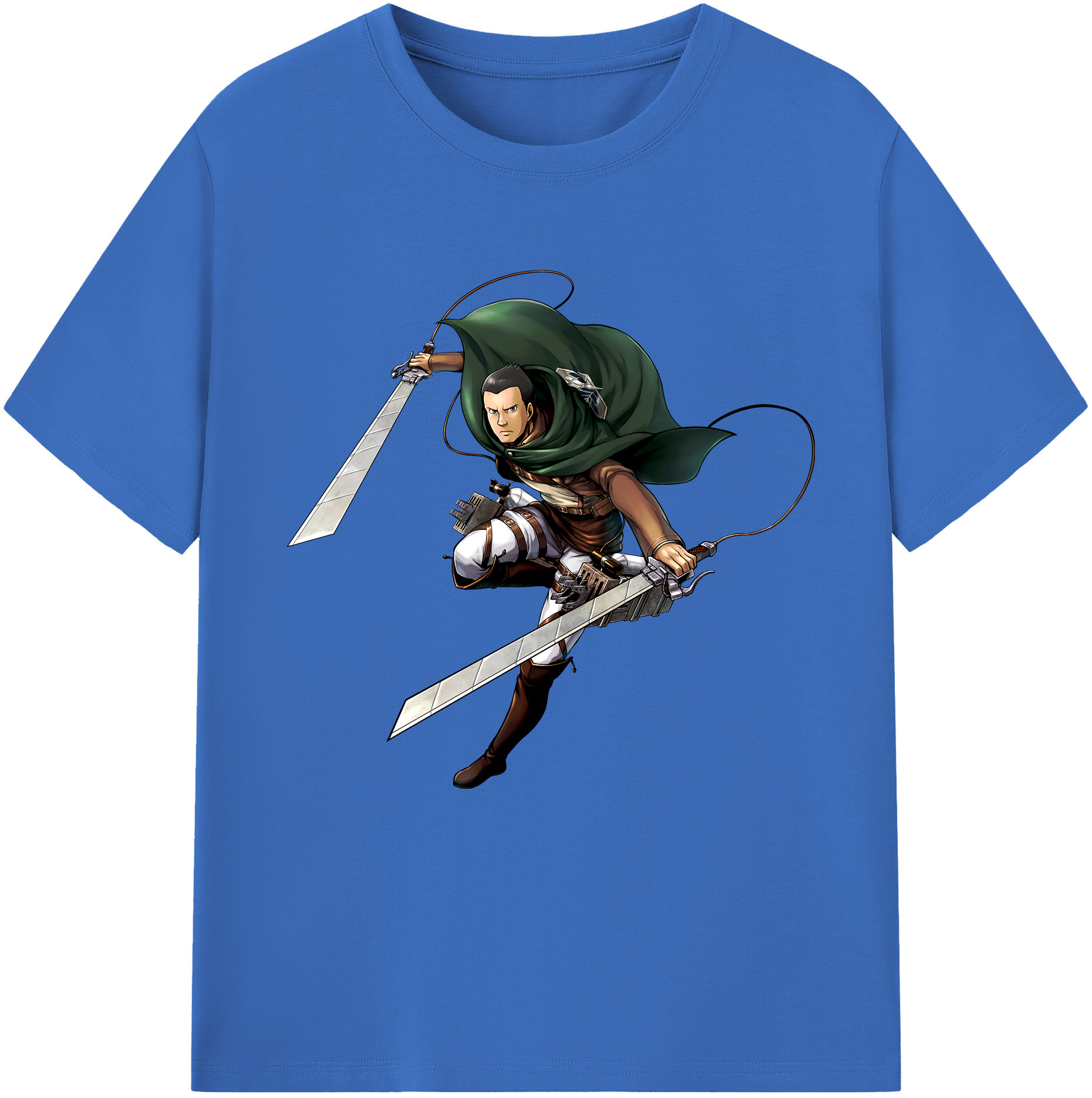 （画像用） 進撃の巨人 Attack on Titan 綿100％半袖Tシャツ（フロントプリント）