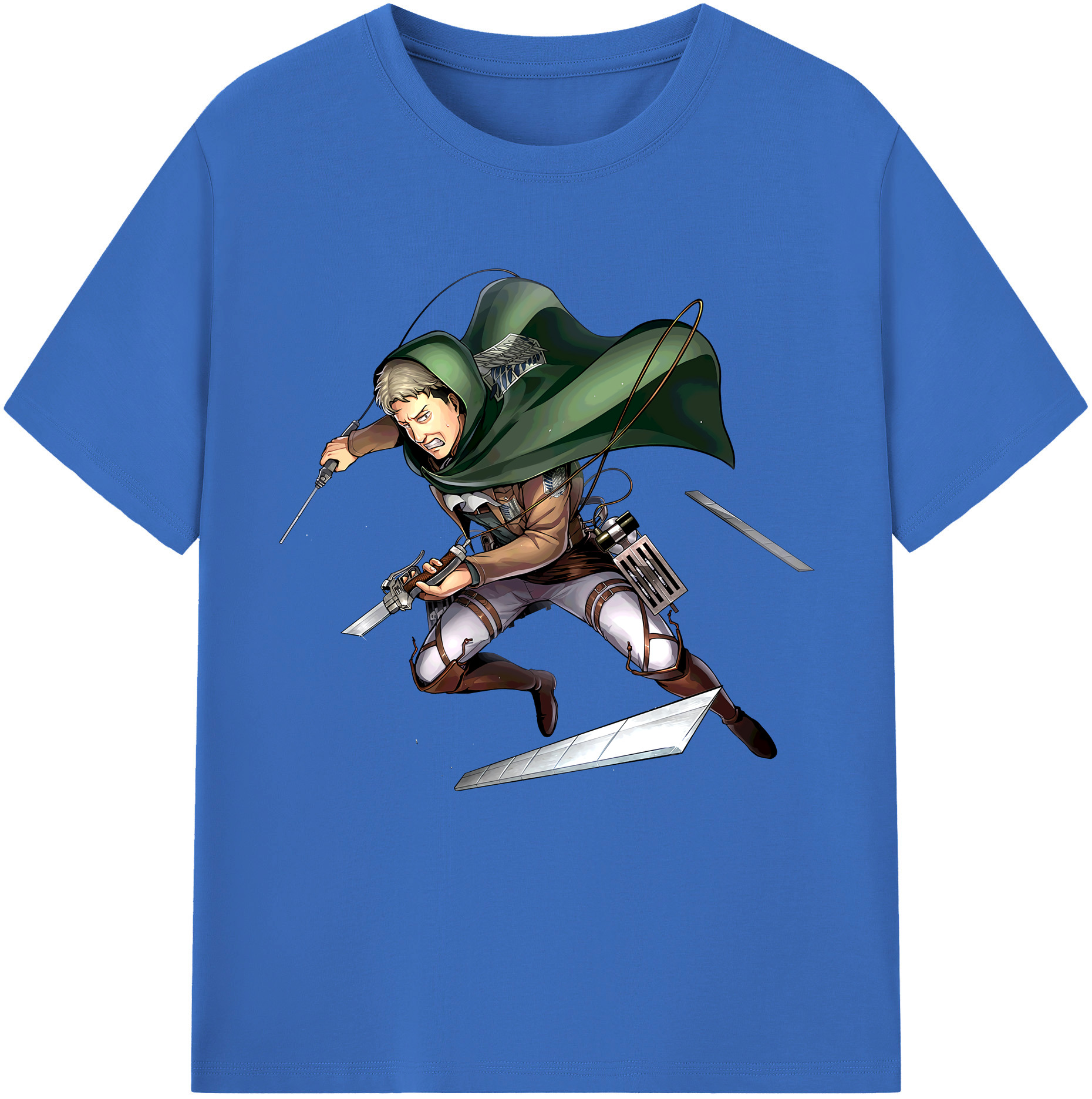 （画像用） 進撃の巨人 Attack on Titan 綿100％半袖Tシャツ（フロントプリント）
