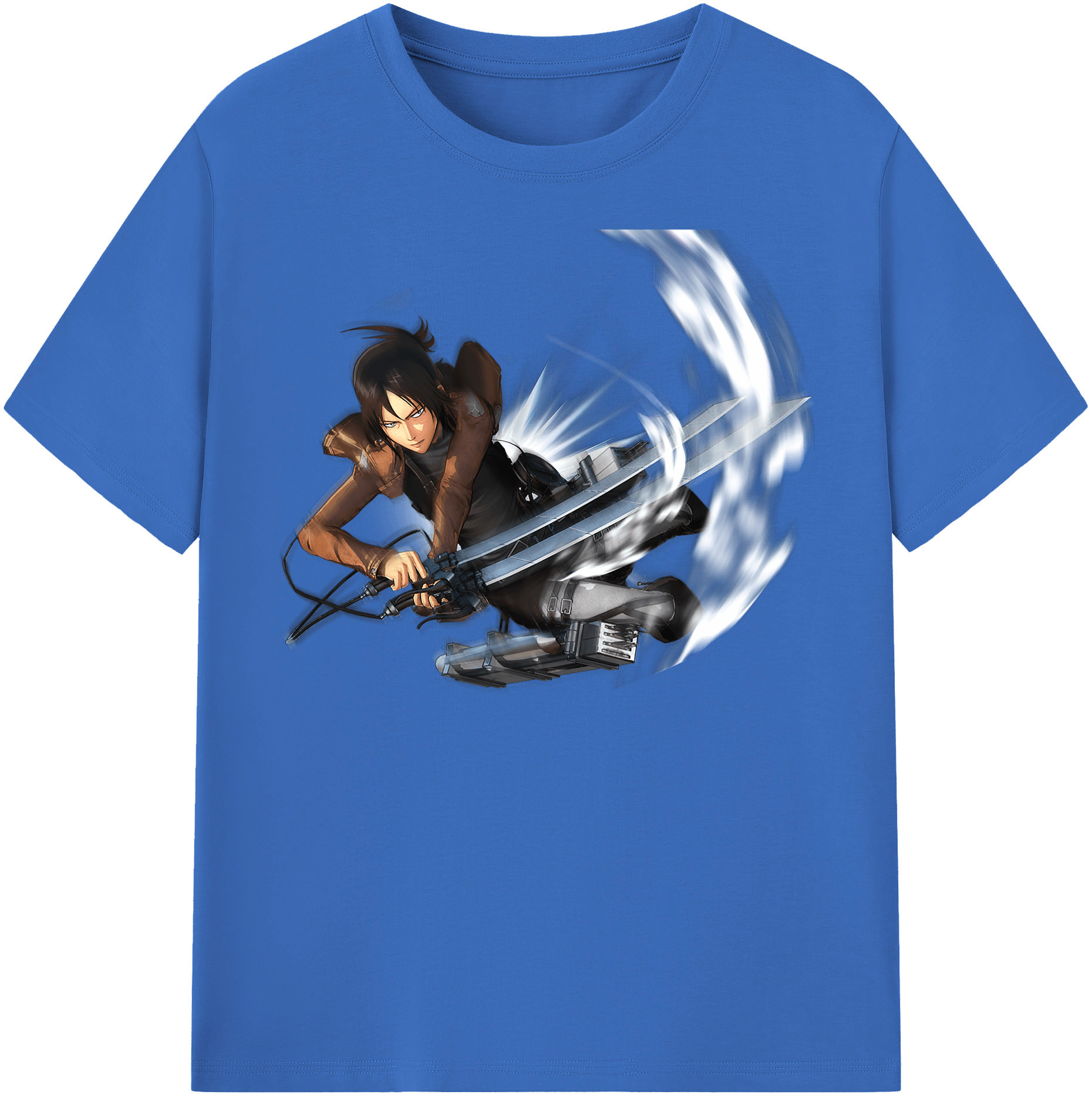 （画像用） 進撃の巨人 Attack on Titan 綿100％半袖Tシャツ（フロントプリント）